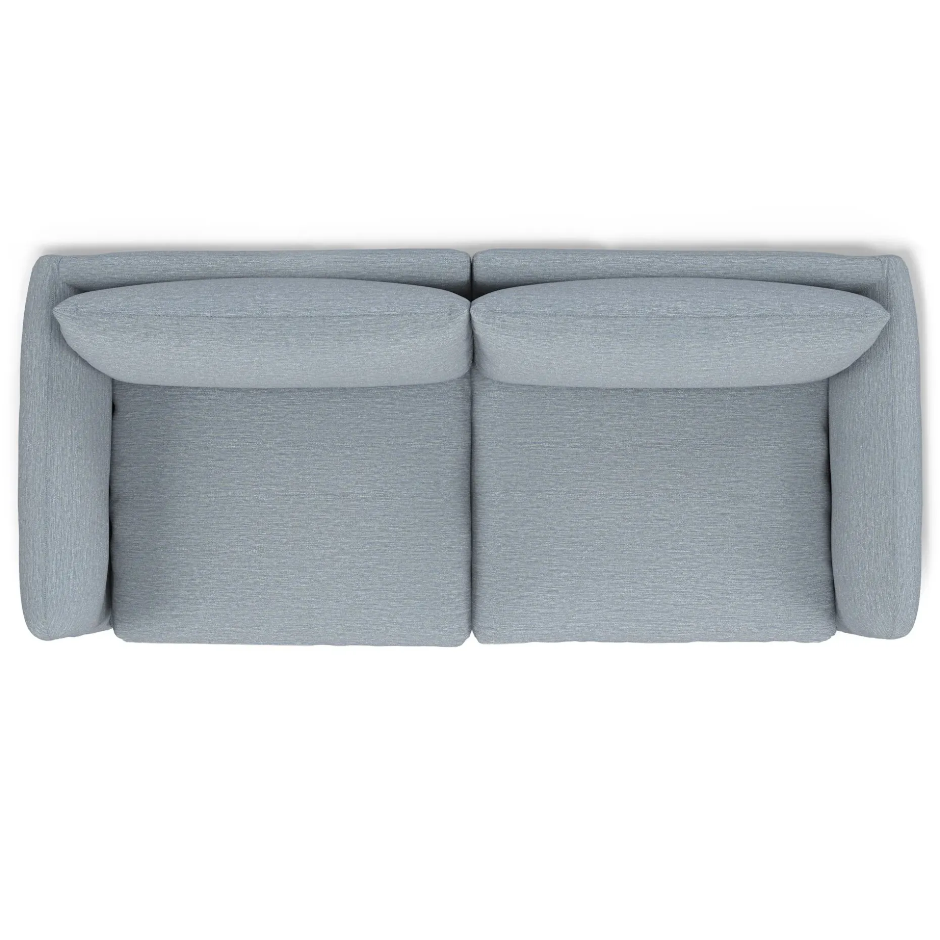 Leigh 92" Modular Sofa - Silver Light Blue