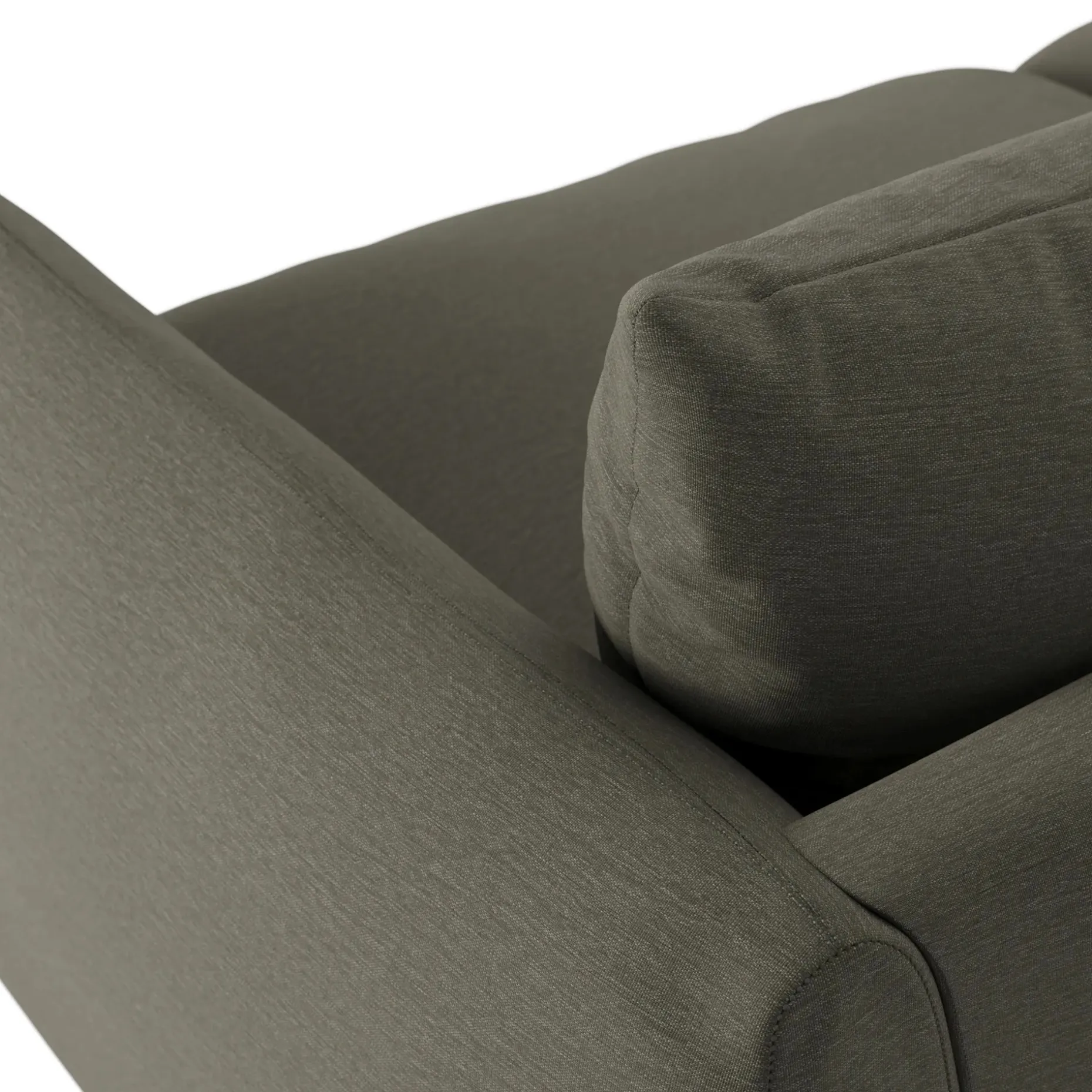 Leigh 92" Modular Sofa - Silver Moss