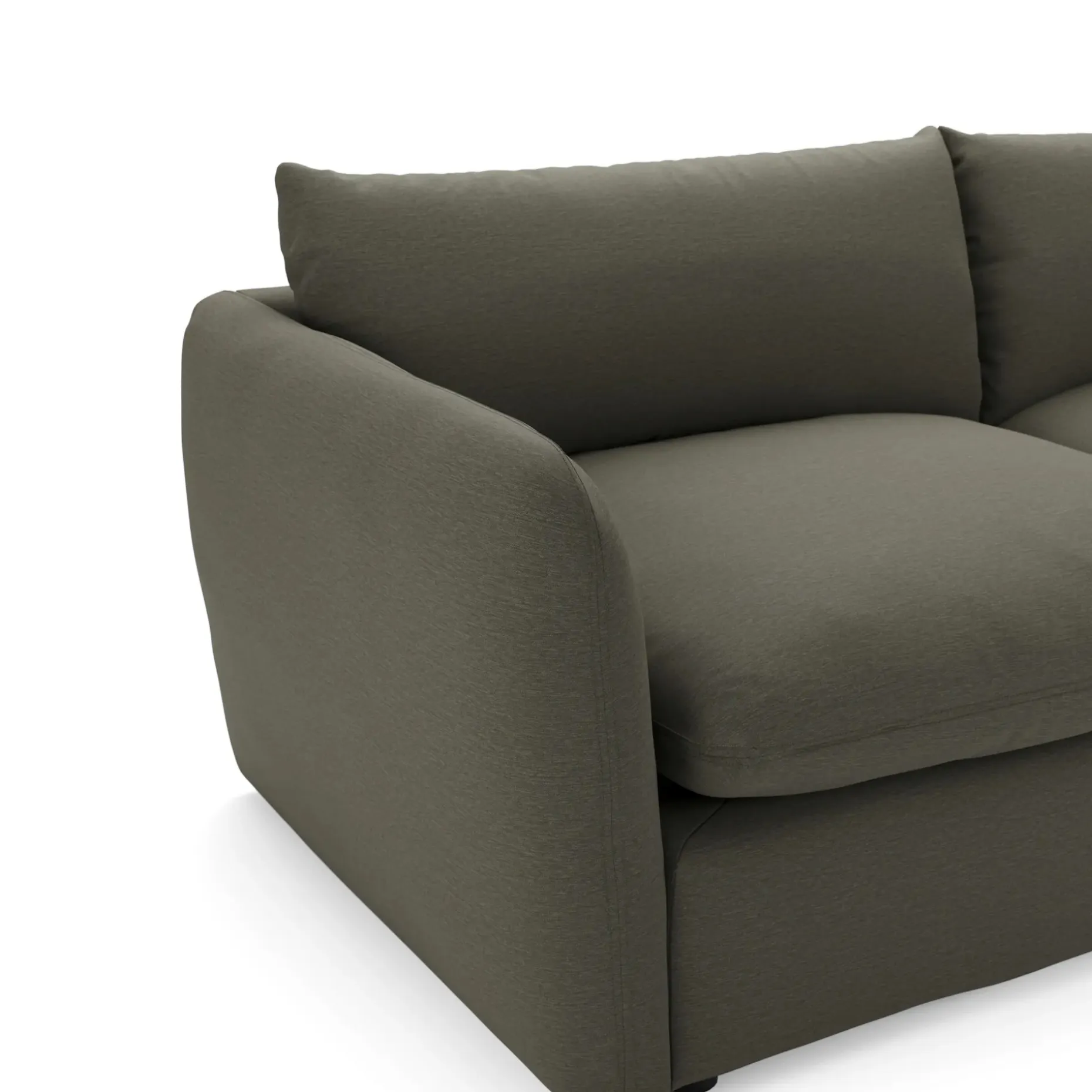 Leigh 92" Modular Sofa - Silver Moss