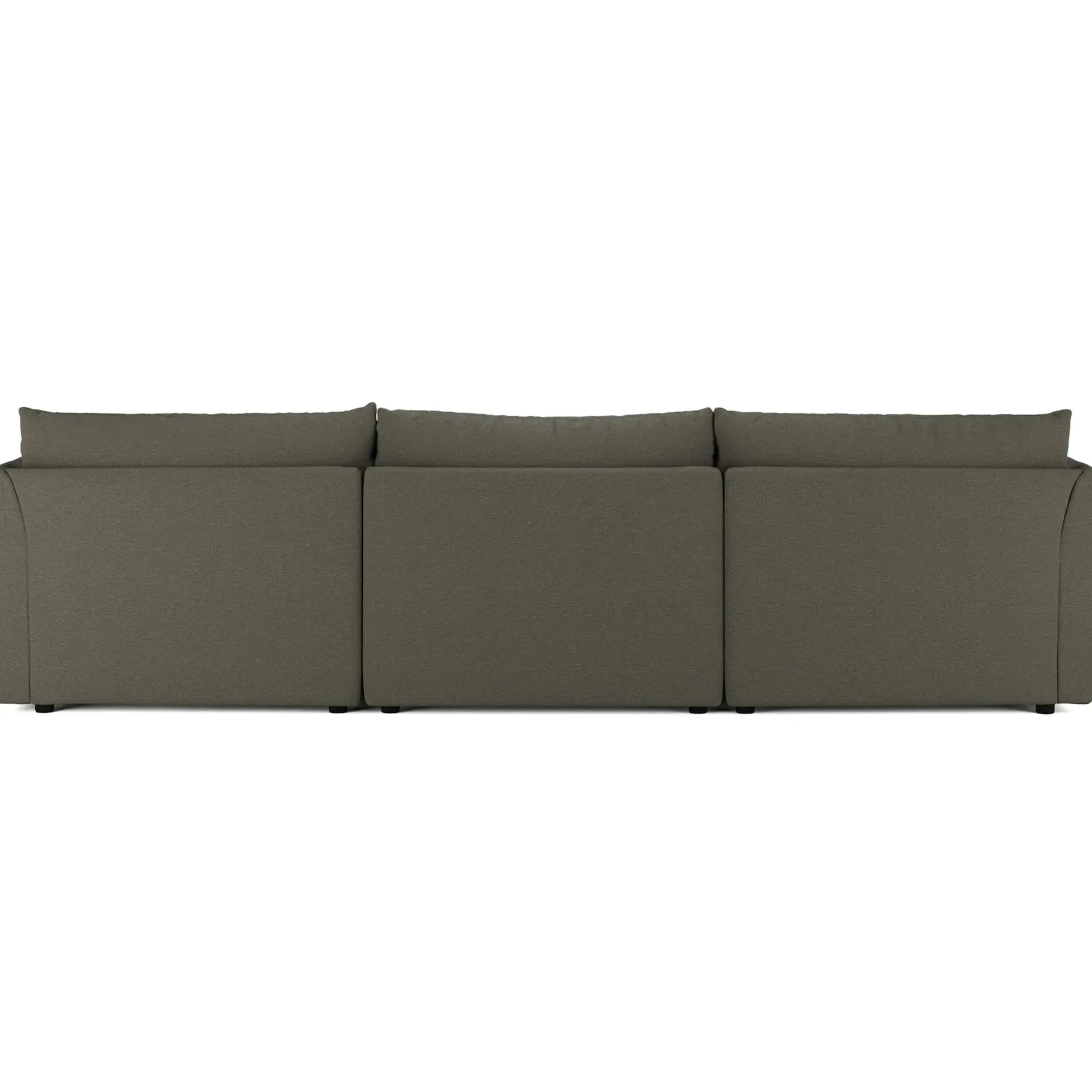Leigh 131.5" Modular Sofa - Silver Moss