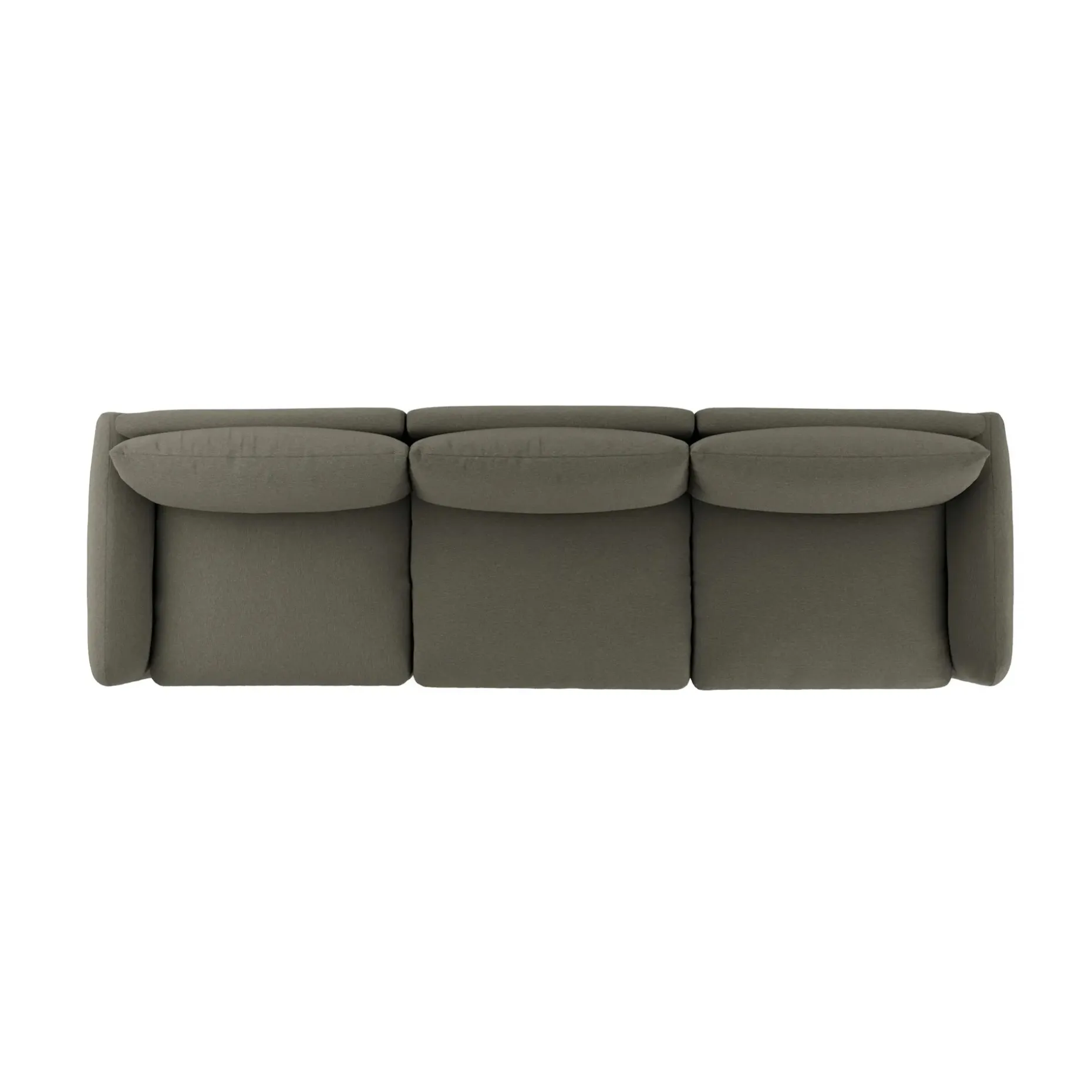 Leigh 131.5" Modular Sofa - Silver Moss