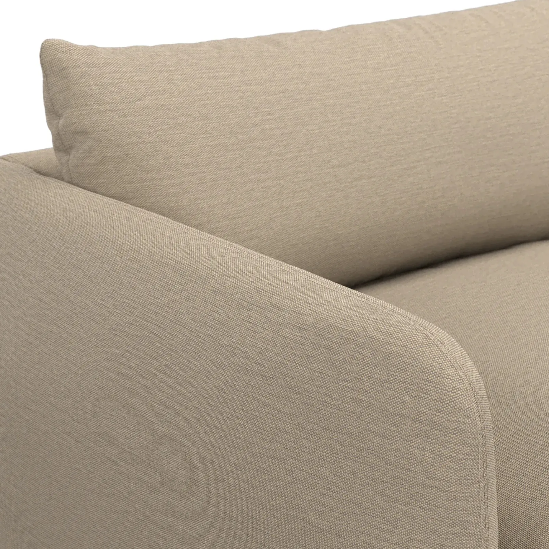 Leigh 92" Modular Sofa - Silver Taupe