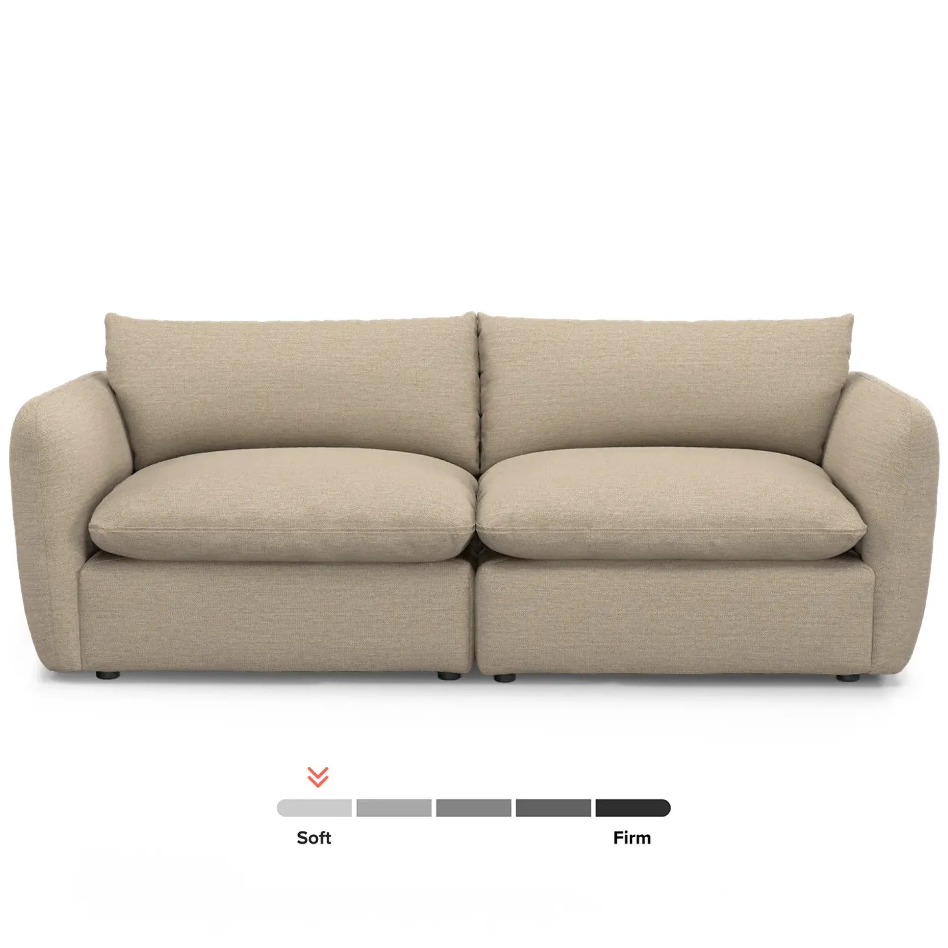Leigh 92" Modular Sofa - Silver Taupe