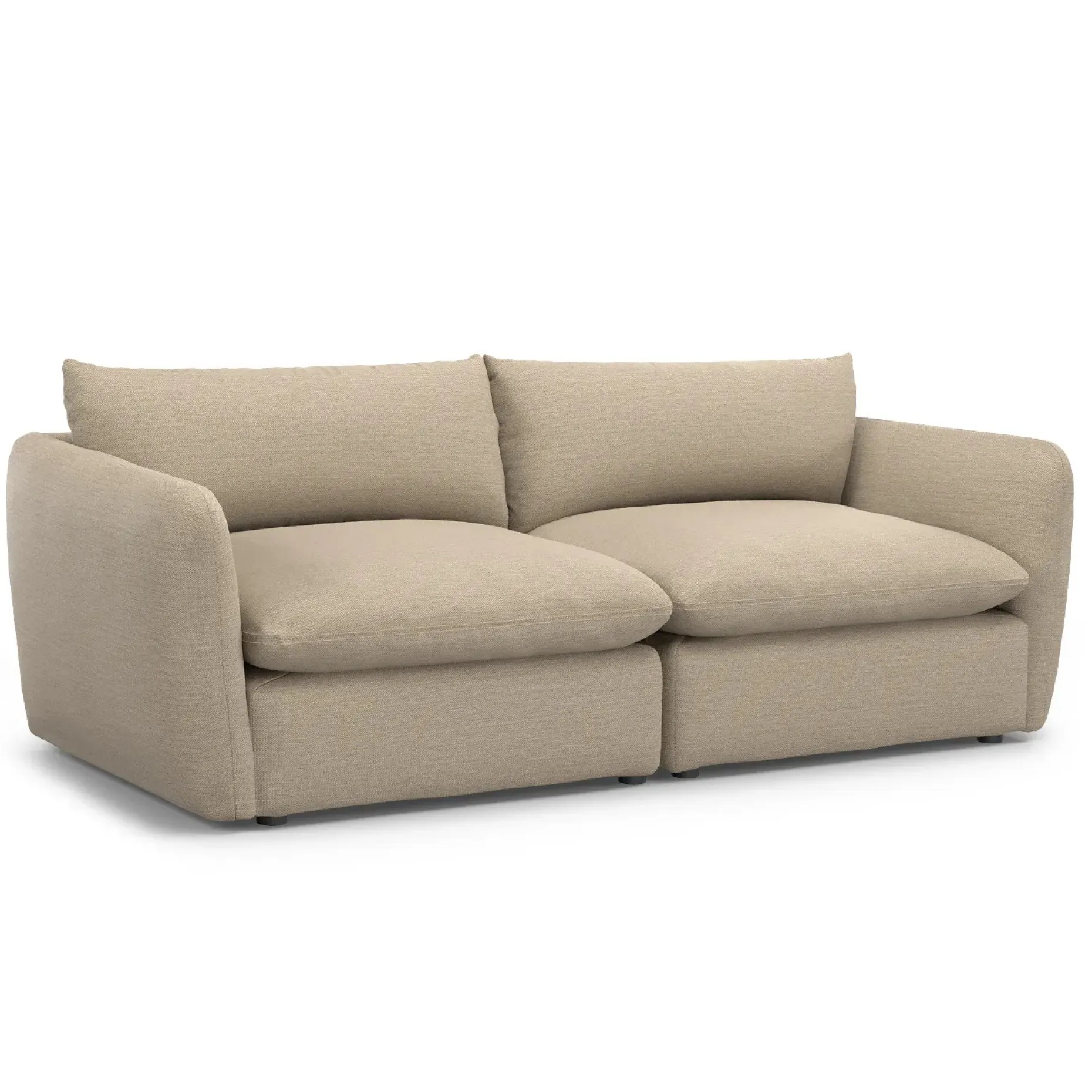 Leigh 92" Modular Sofa - Silver Taupe