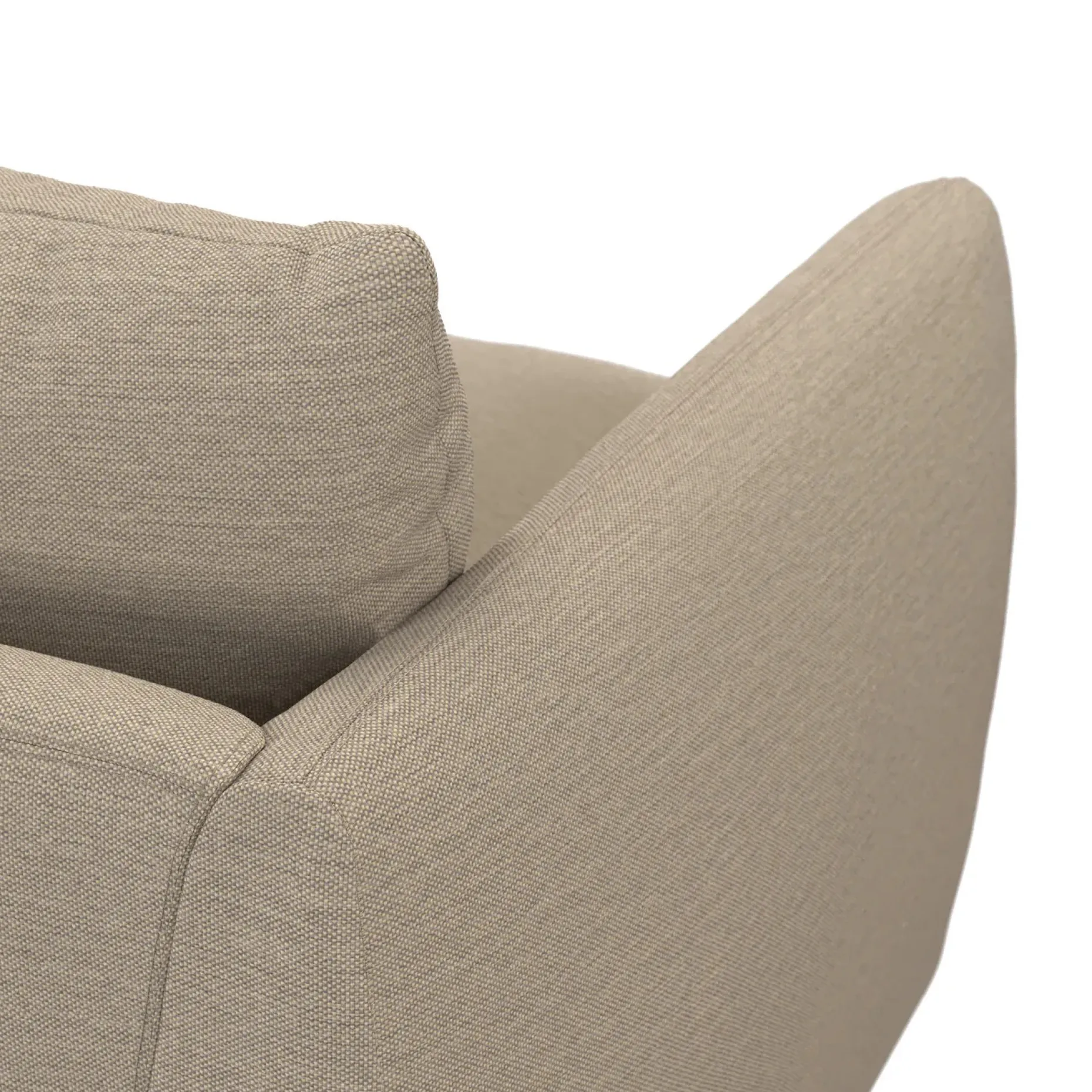 Leigh 92" Modular Sofa - Silver Taupe