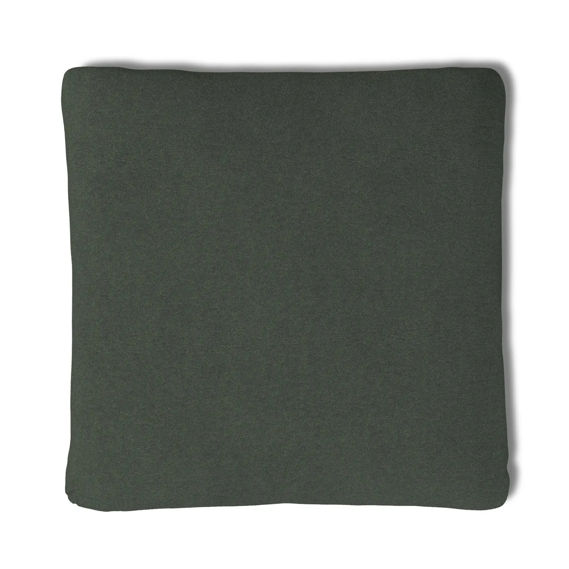 Leigh 41" Ottoman - Green Wool Bouclé