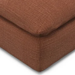 Leigh 41" Ottoman - Napa Rust
