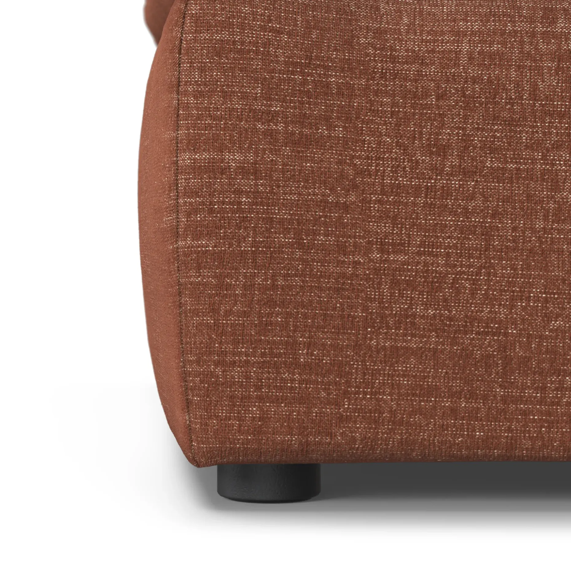 Leigh 41" Ottoman - Napa Rust
