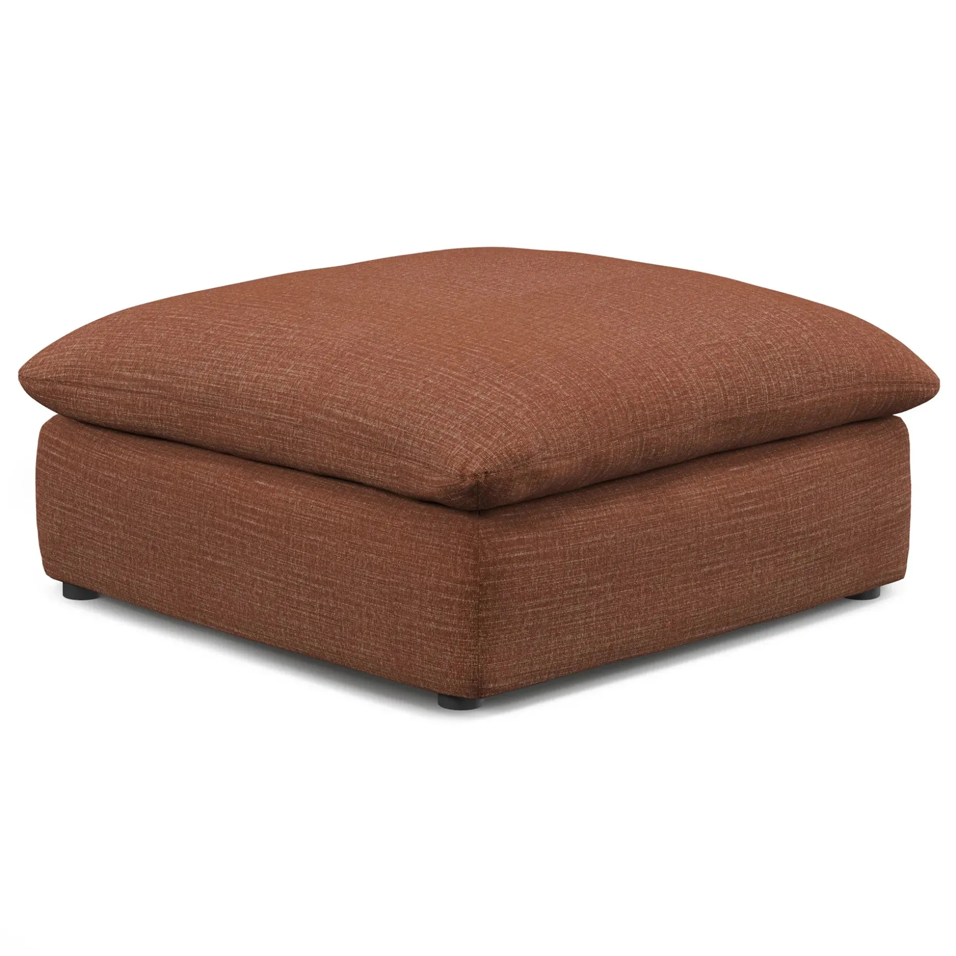 Leigh 41" Ottoman - Napa Rust
