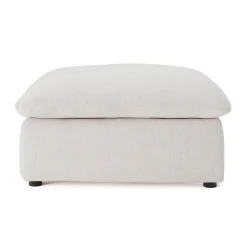 Leigh 41" Ottoman - Napa White