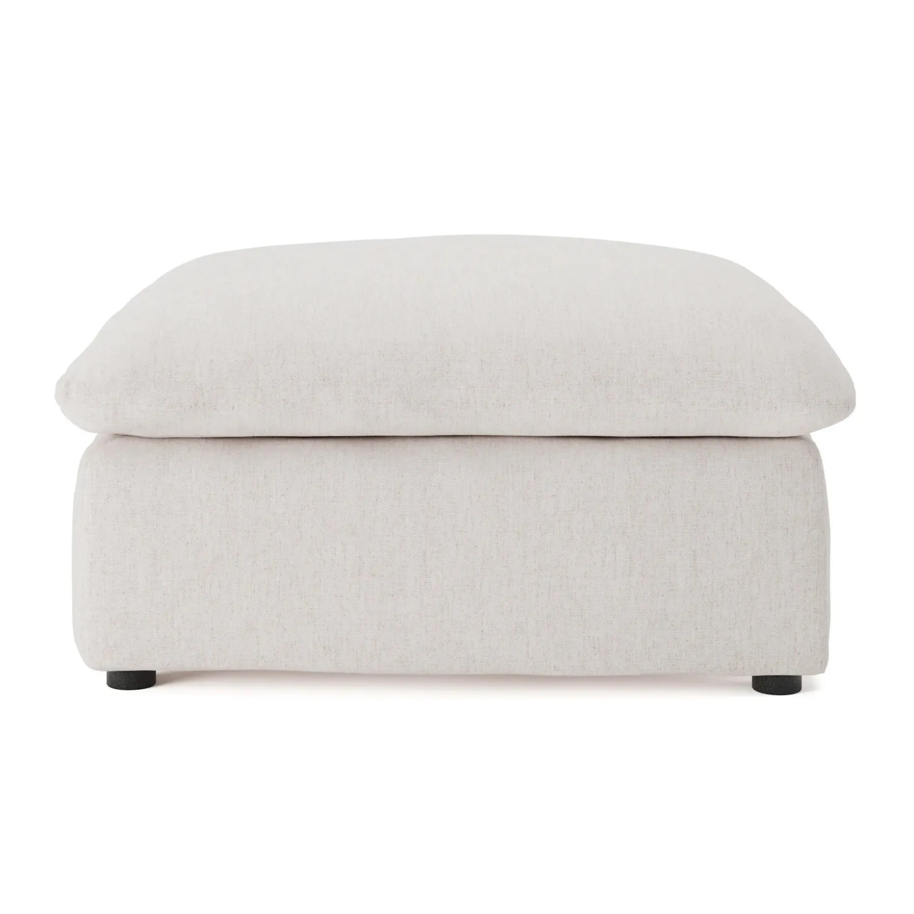 Leigh 41" Ottoman - Napa White