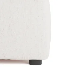 Leigh 41" Ottoman - Napa White