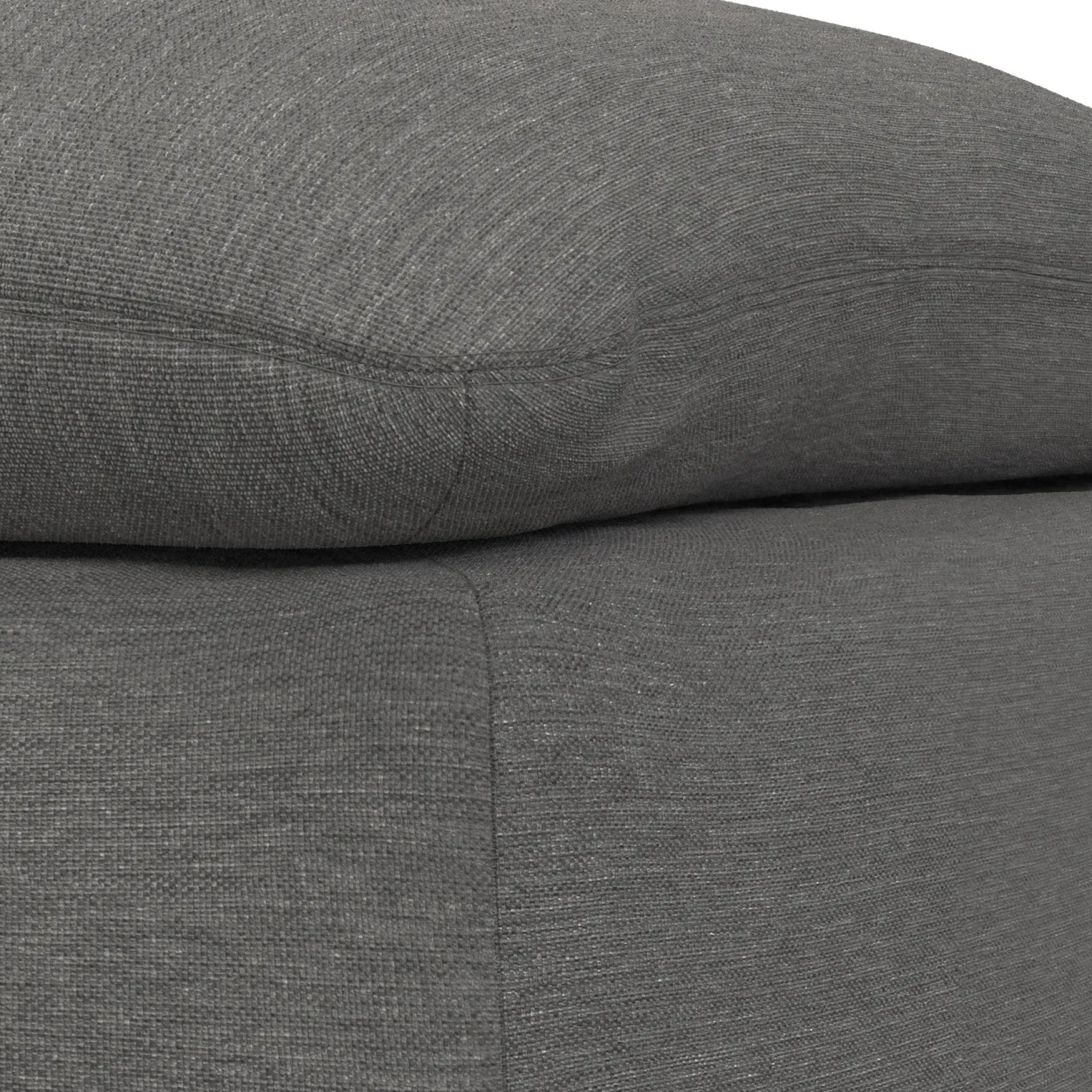 Leigh 41" Ottoman - Silver Gray