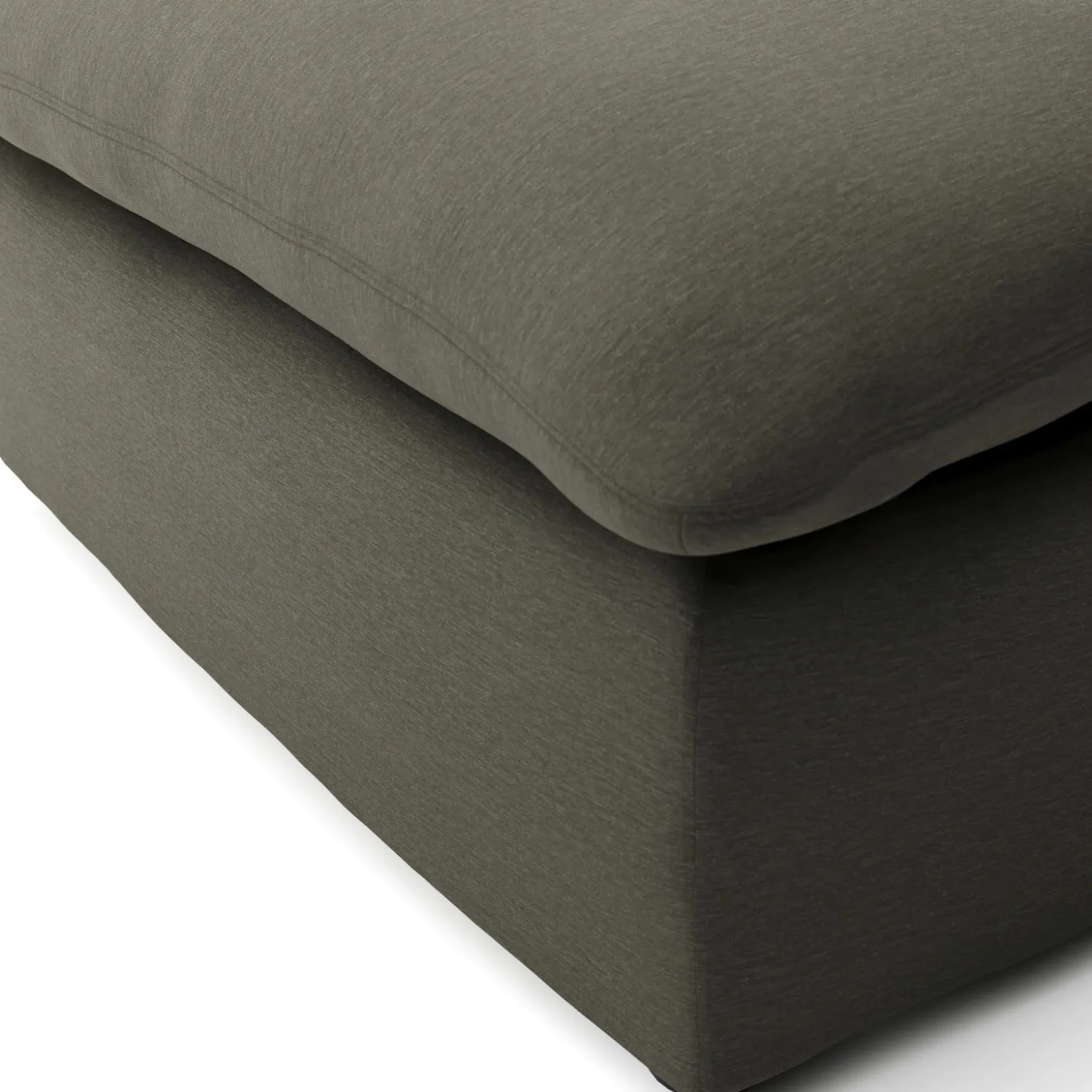 Leigh 41" Ottoman - Silver Moss