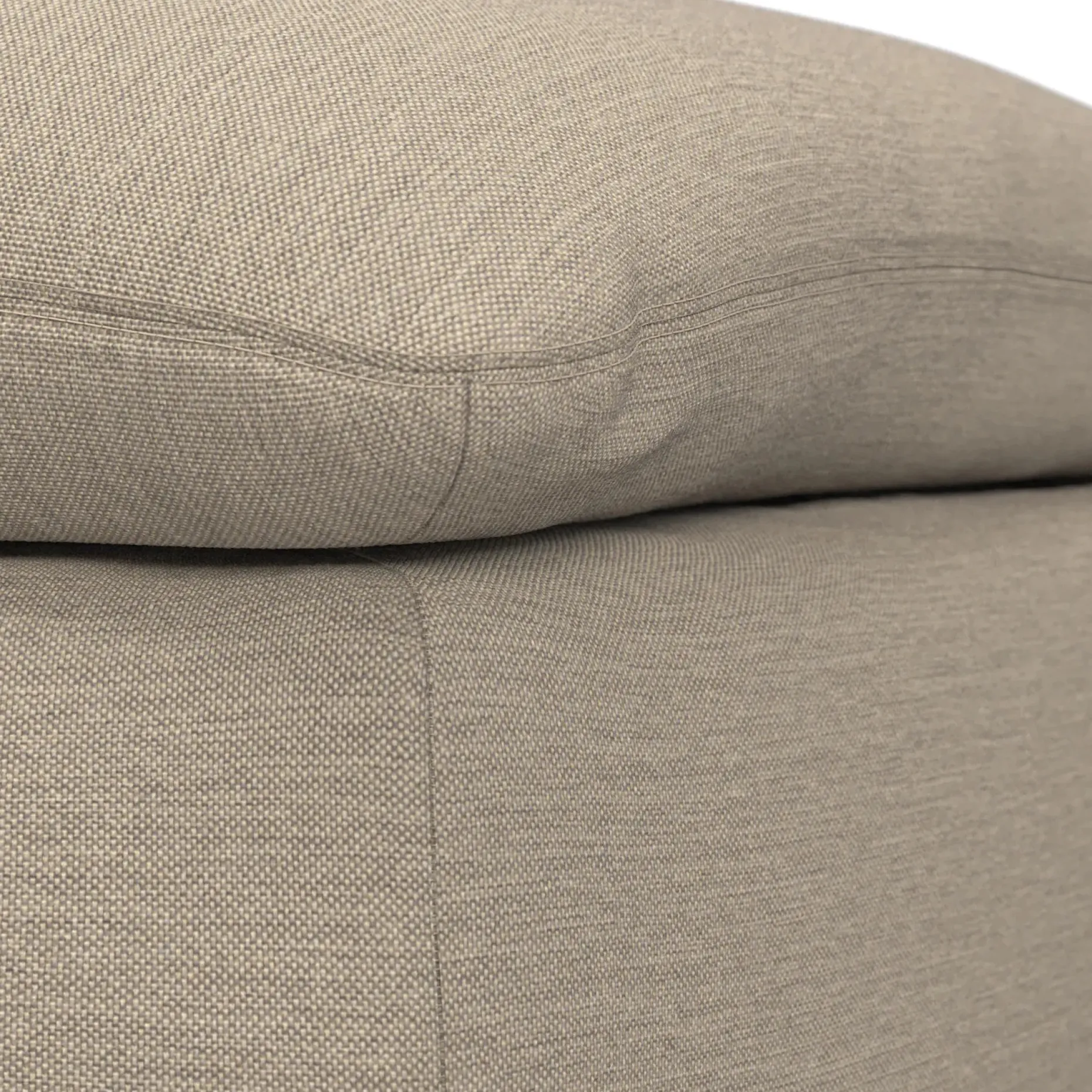 Leigh 41" Ottoman - Silver Taupe