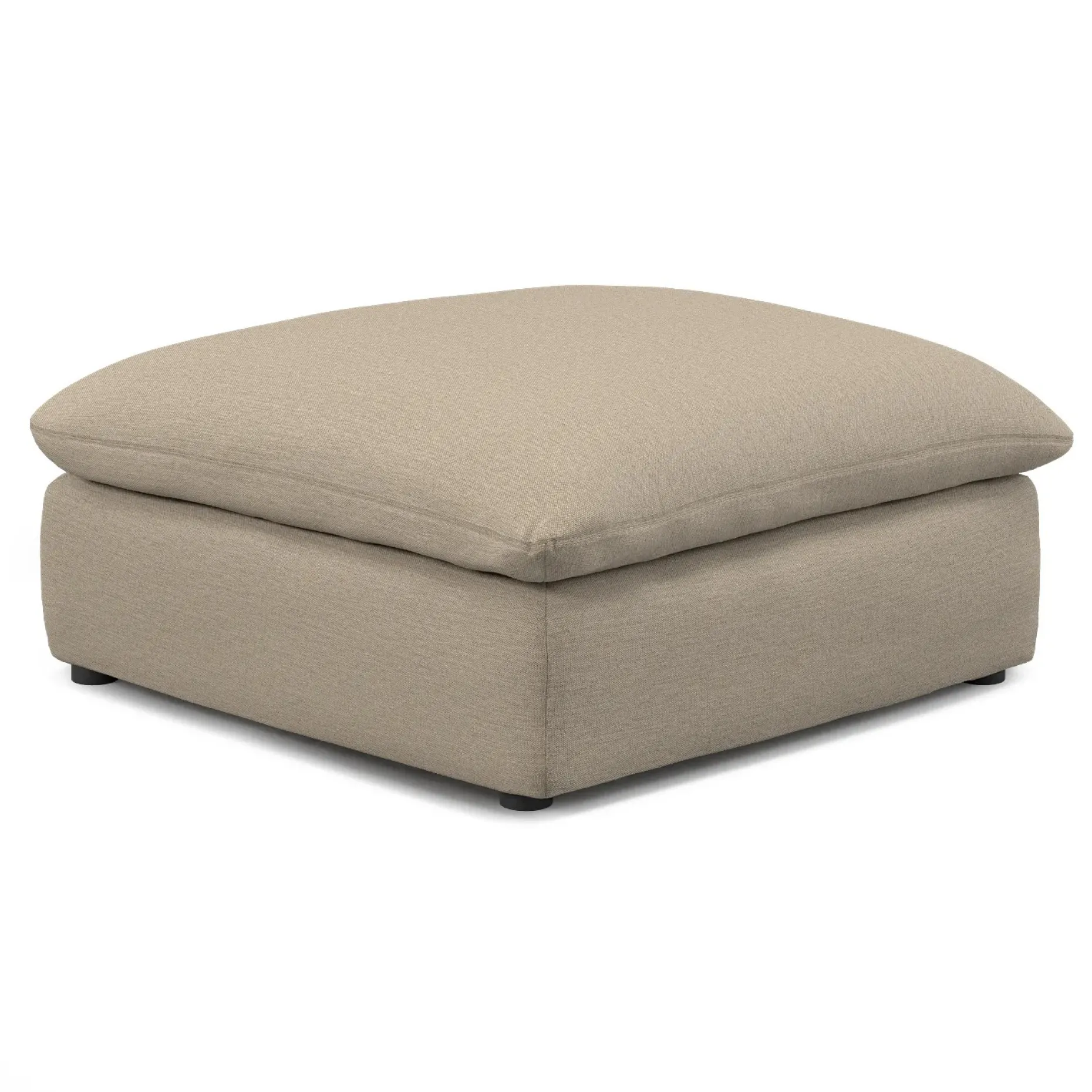 Leigh 41" Ottoman - Silver Taupe