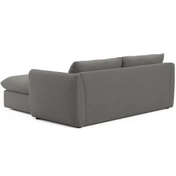 Leigh 86" Reversible Storage Sectional - Silver Gray