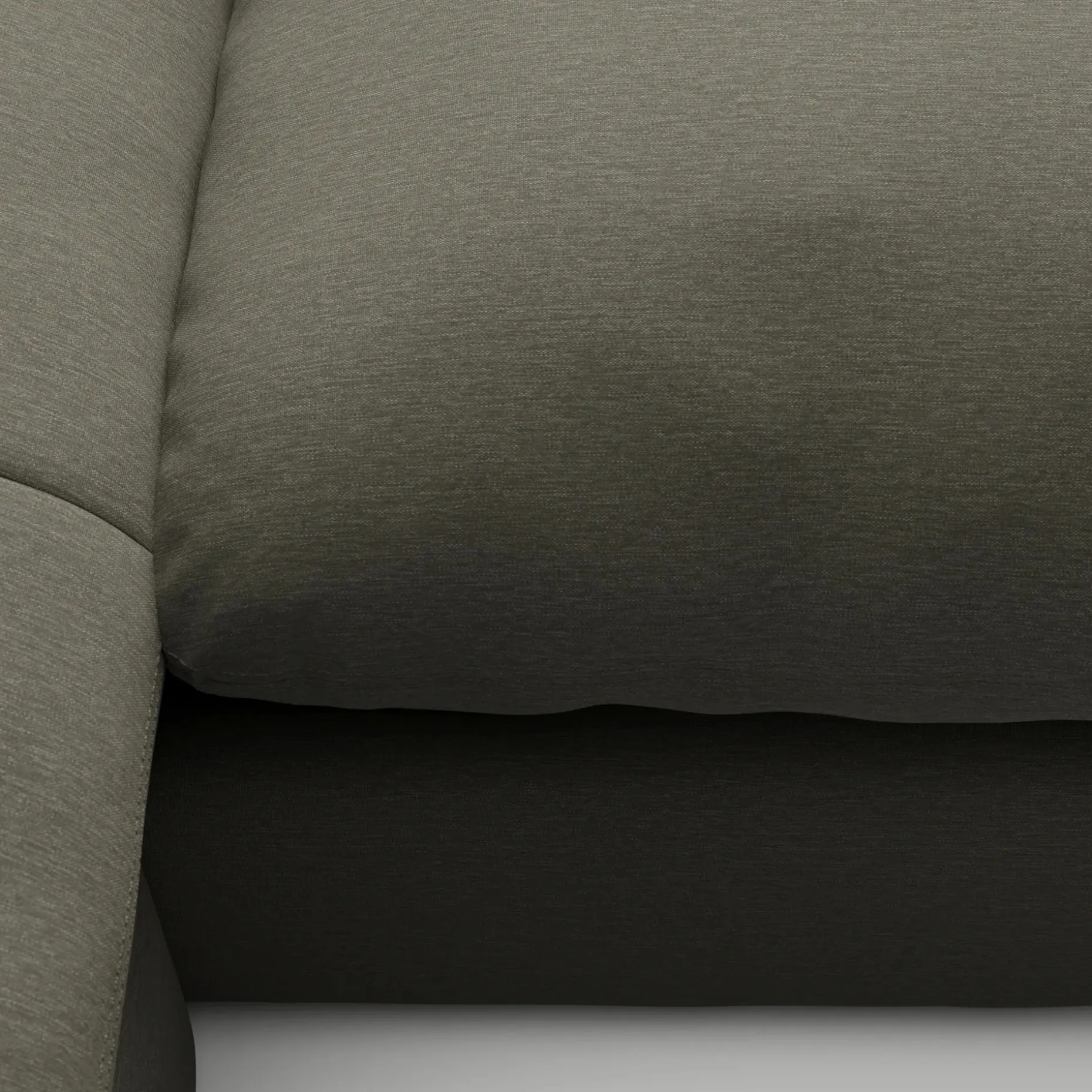 Leigh 86" Reversible Storage Sectional - Silver Moss