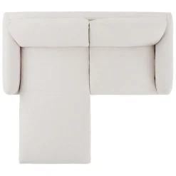 Leigh 86" Reversible Storage Sectional - Napa White