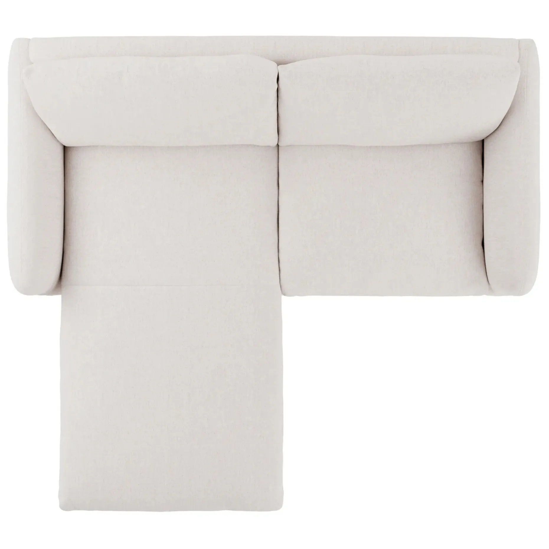 Leigh 86" Reversible Storage Sectional - Napa White