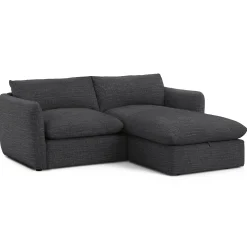 Leigh 86" Reversible Storage Sectional - Napa Charcoal