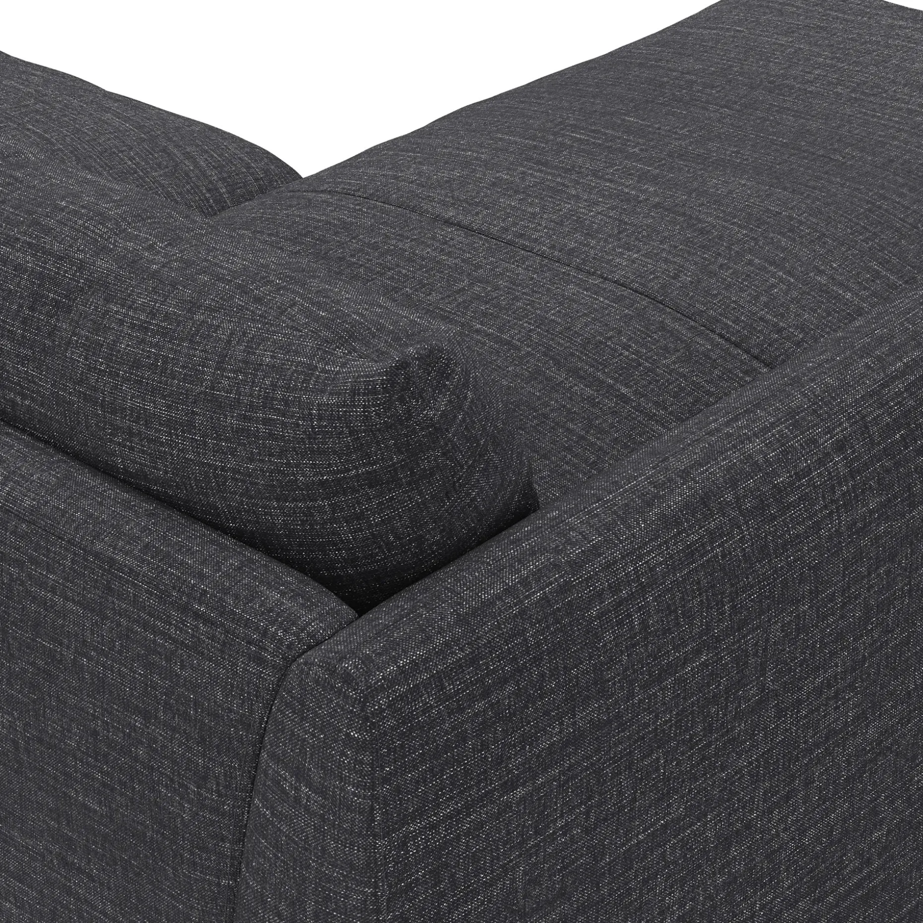 Leigh 86" Reversible Storage Sectional - Napa Charcoal