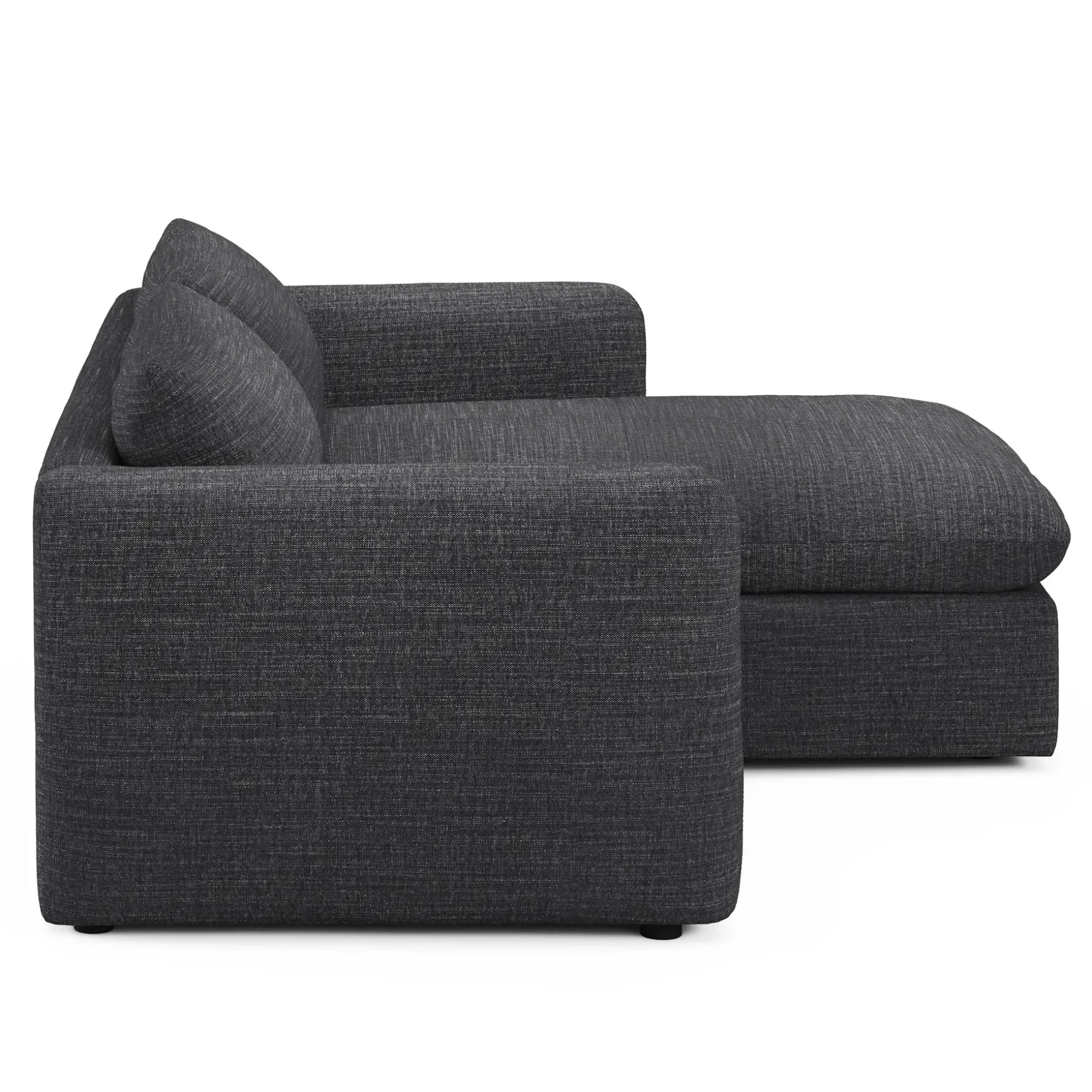 Leigh 86" Reversible Storage Sectional - Napa Charcoal