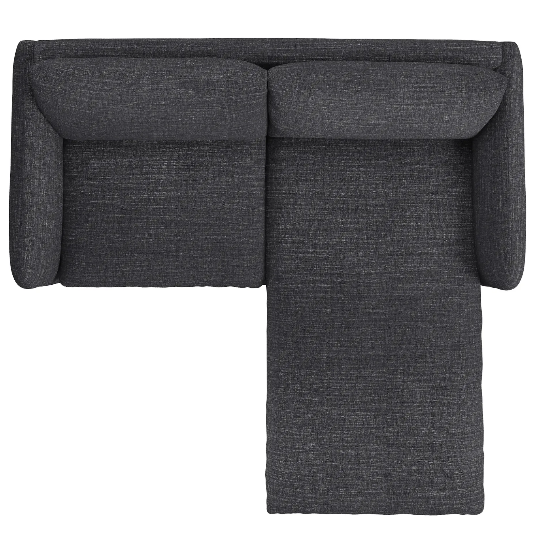Leigh 86" Reversible Storage Sectional - Napa Charcoal