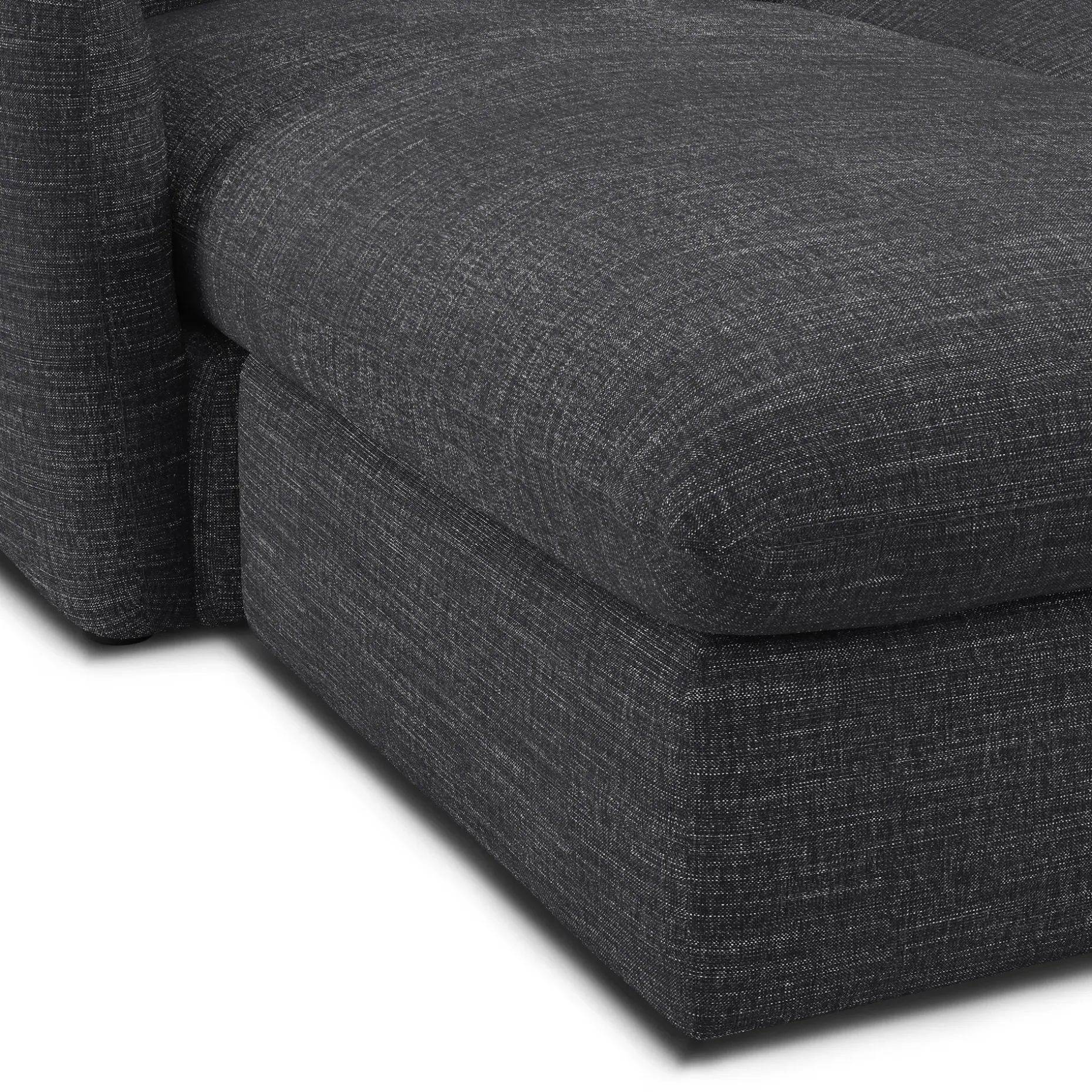 Leigh 86" Reversible Storage Sectional - Napa Charcoal