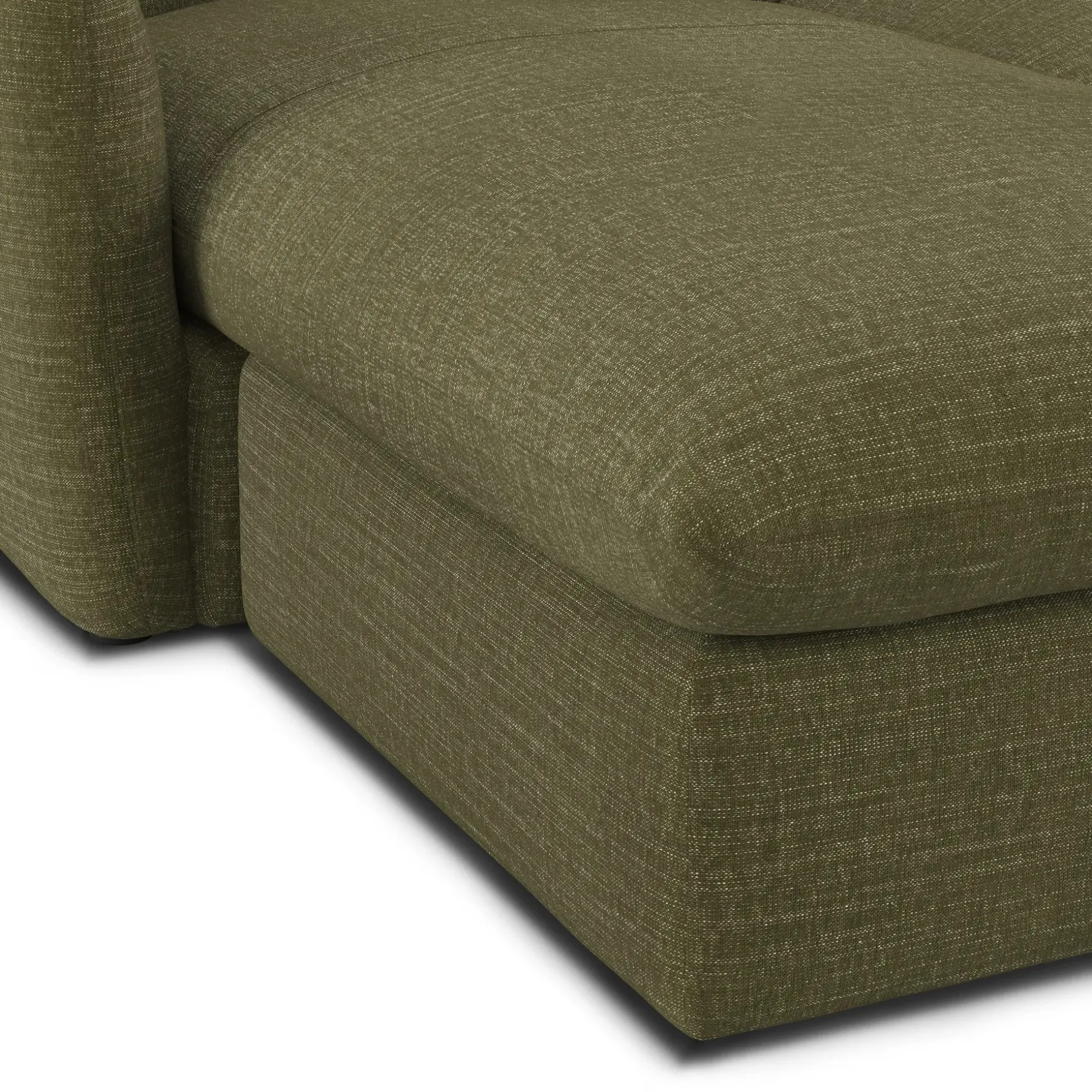 Leigh 86" Reversible Storage Sectional - Napa Moss