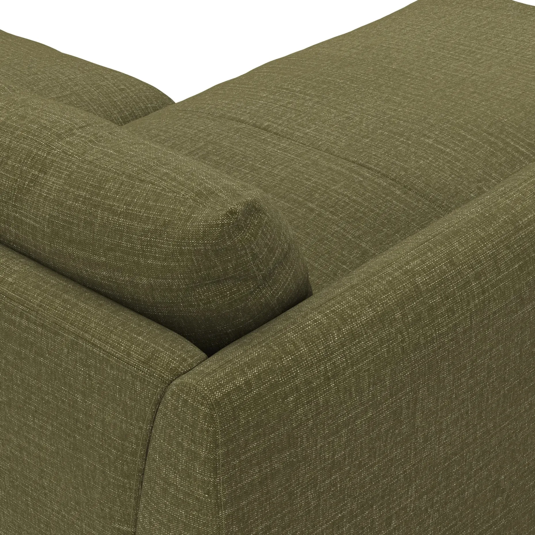 Leigh 86" Reversible Storage Sectional - Napa Moss