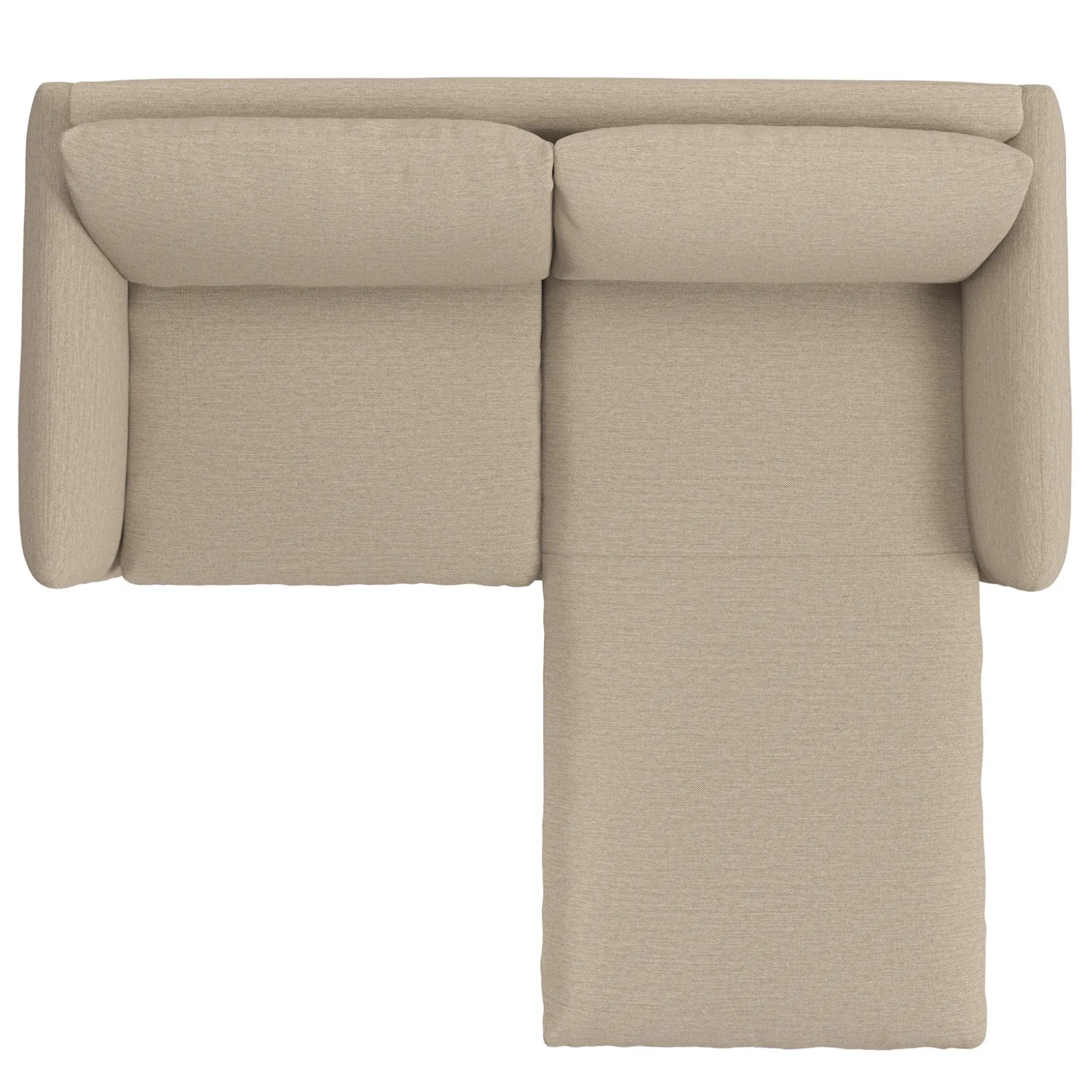 Leigh 86" Reversible Storage Sectional - Silver Taupe