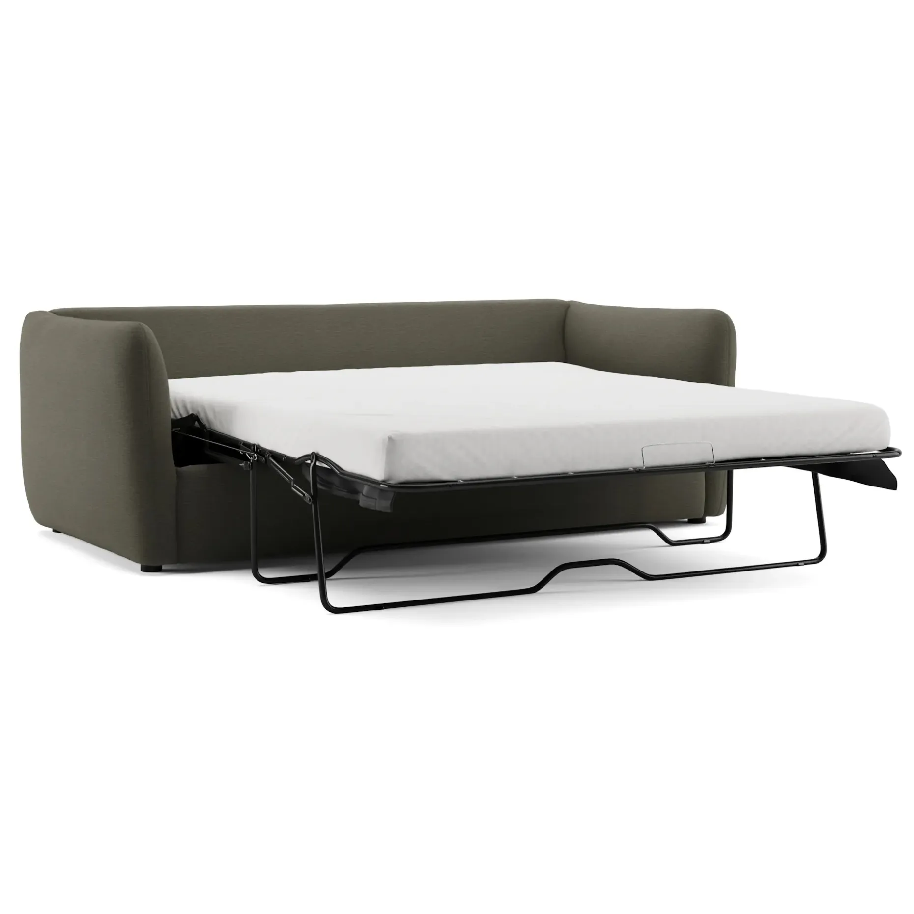 Leigh 86" Reversible Storage Sleeper Sectional - Silver Moss