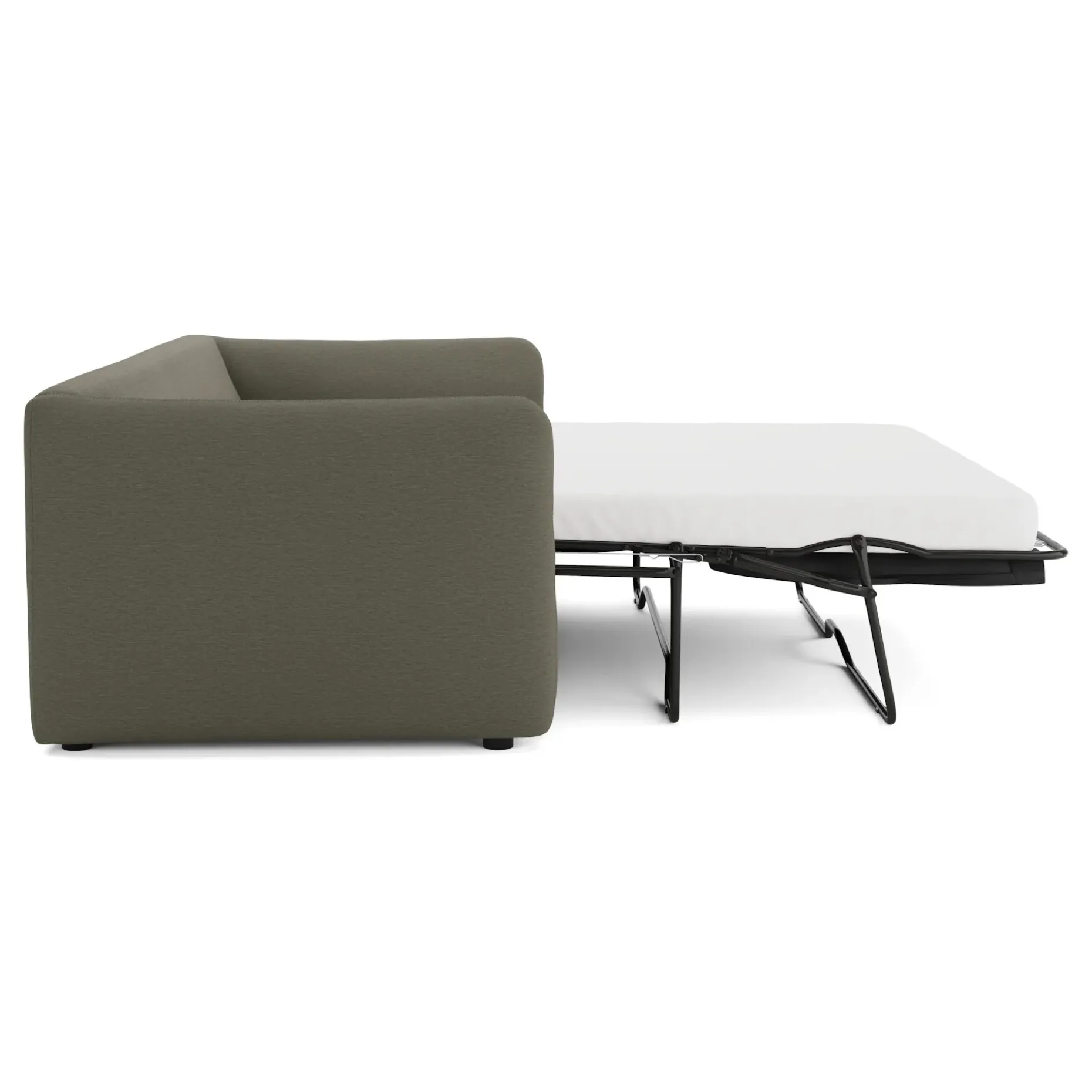 Leigh 86" Reversible Storage Sleeper Sectional - Silver Moss