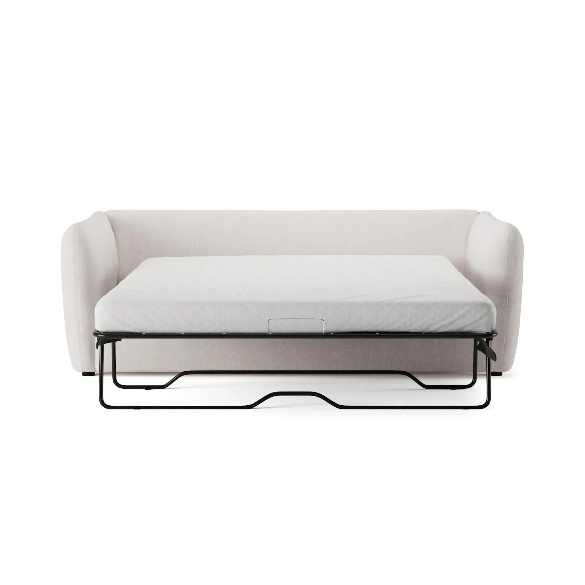 Leigh 86" Reversible Storage Sleeper Sectional - Napa White
