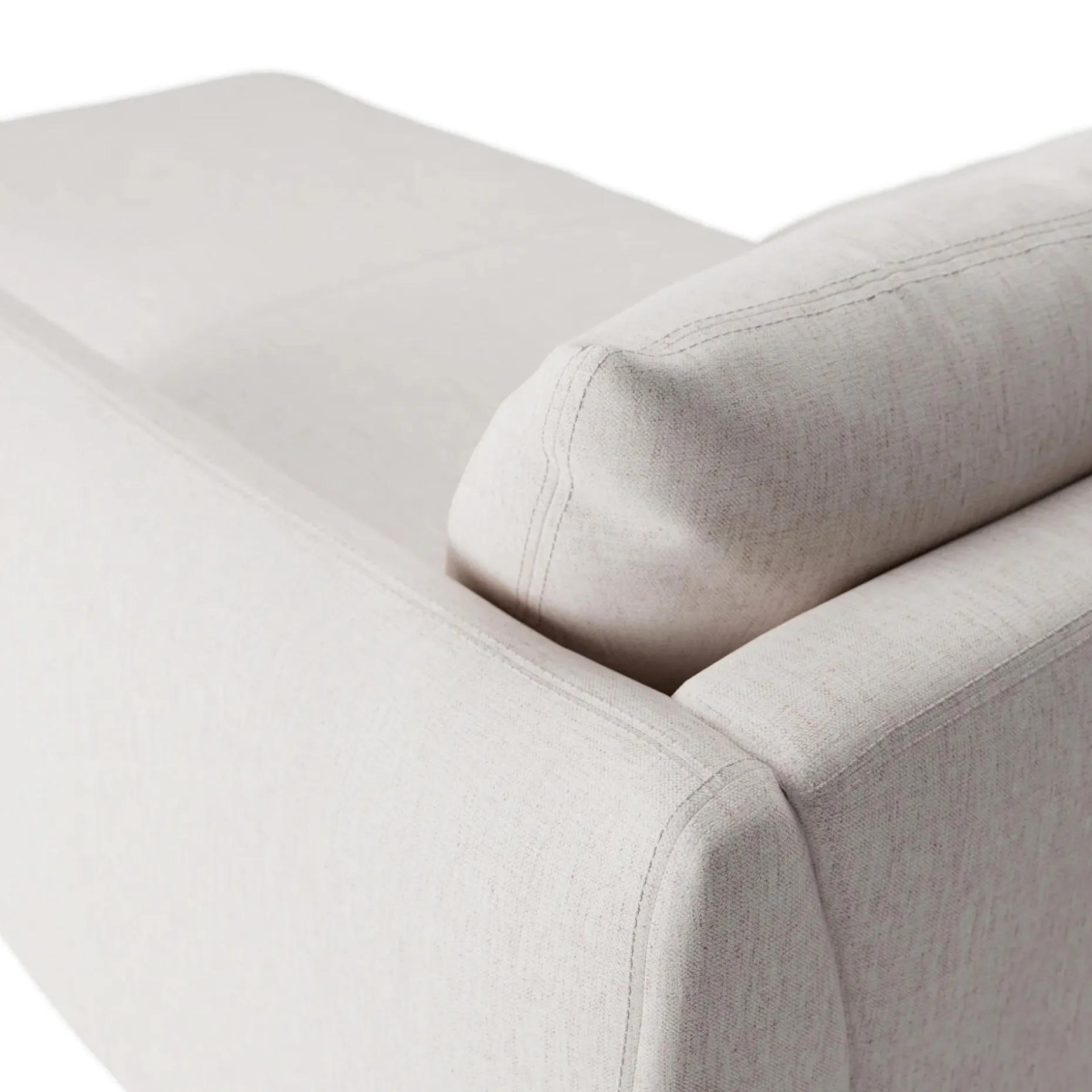Leigh 86" Reversible Storage Sleeper Sectional - Napa White