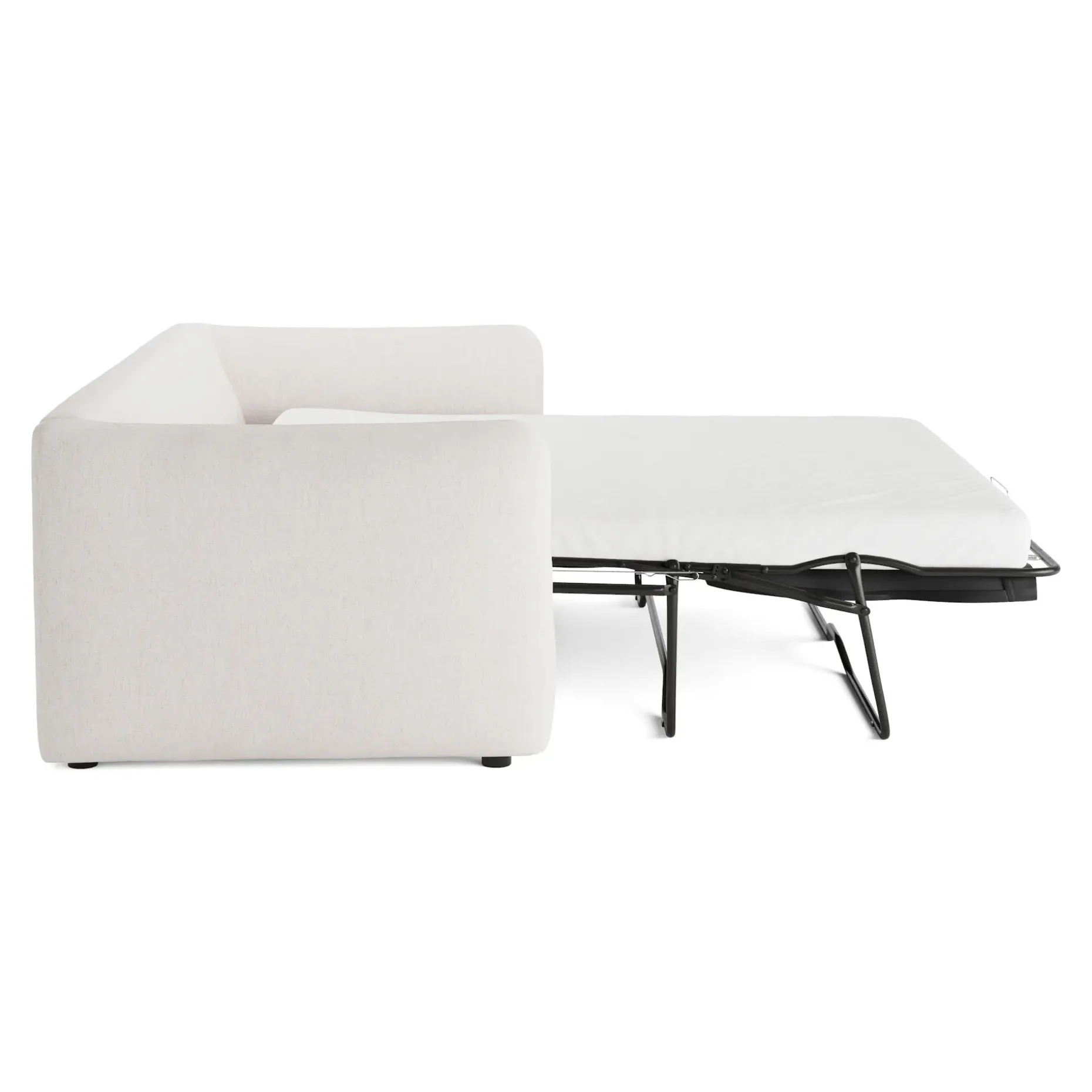 Leigh 86" Reversible Storage Sleeper Sectional - Napa White