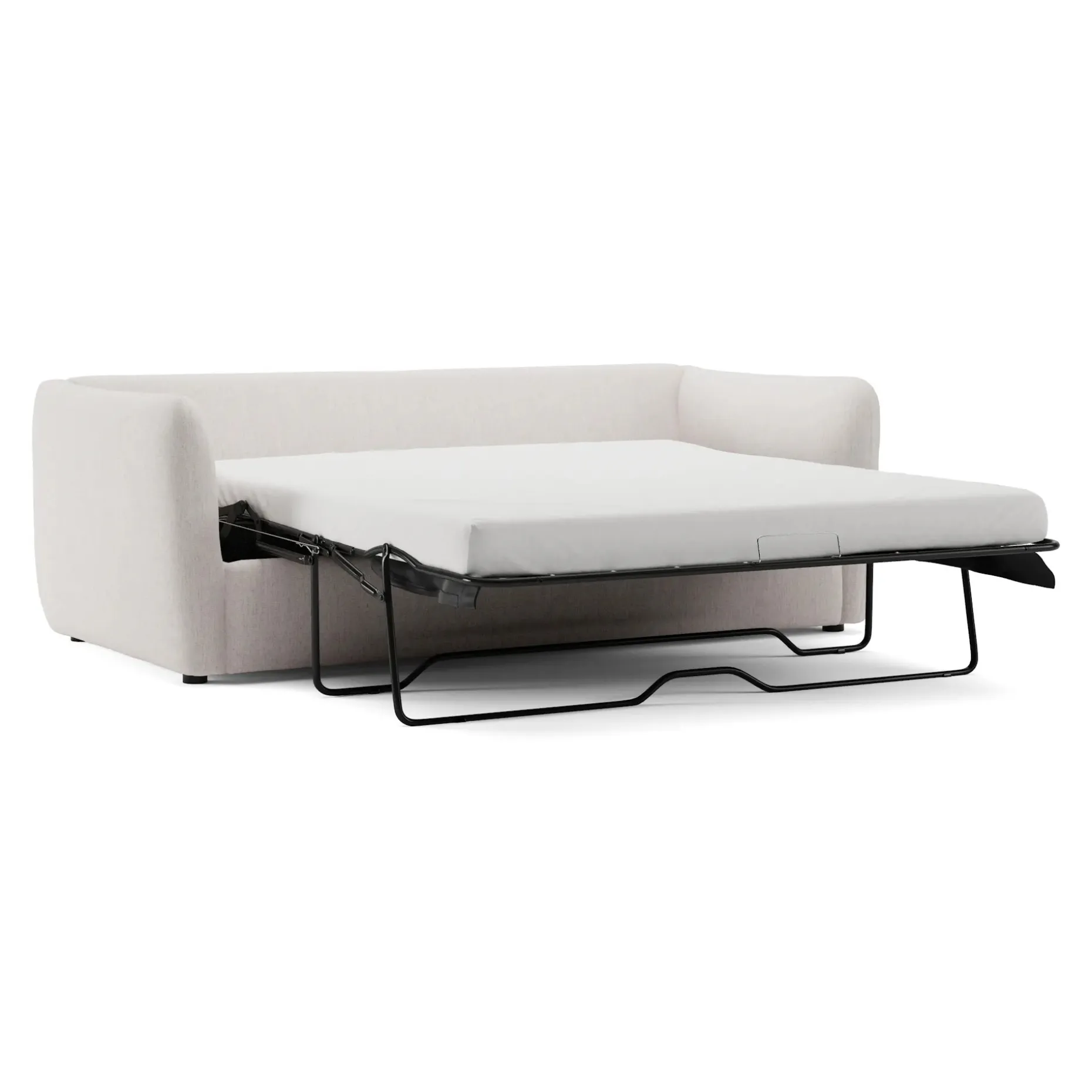 Leigh 86" Reversible Storage Sleeper Sectional - Napa White