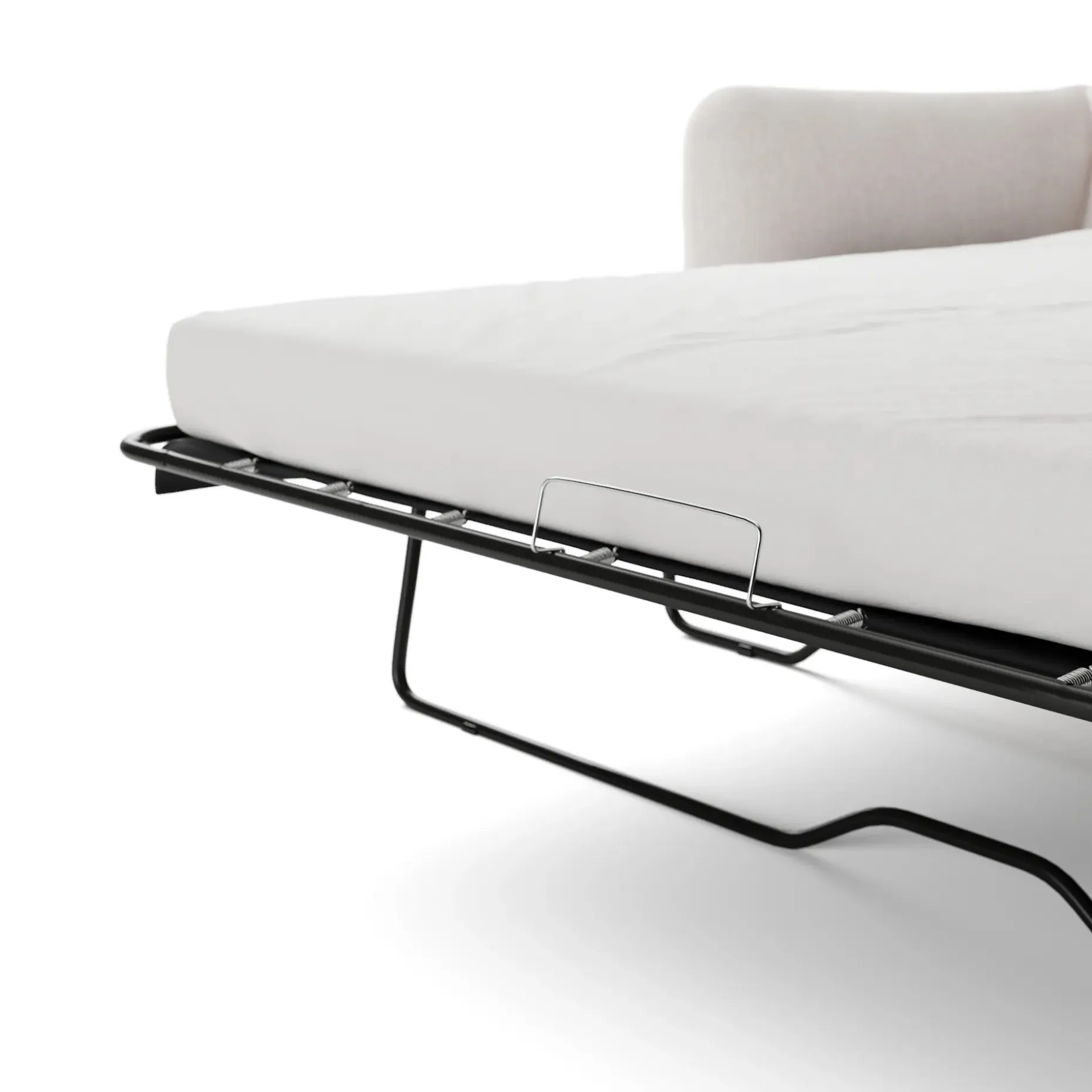 Leigh 86" Reversible Storage Sleeper Sectional - Napa White