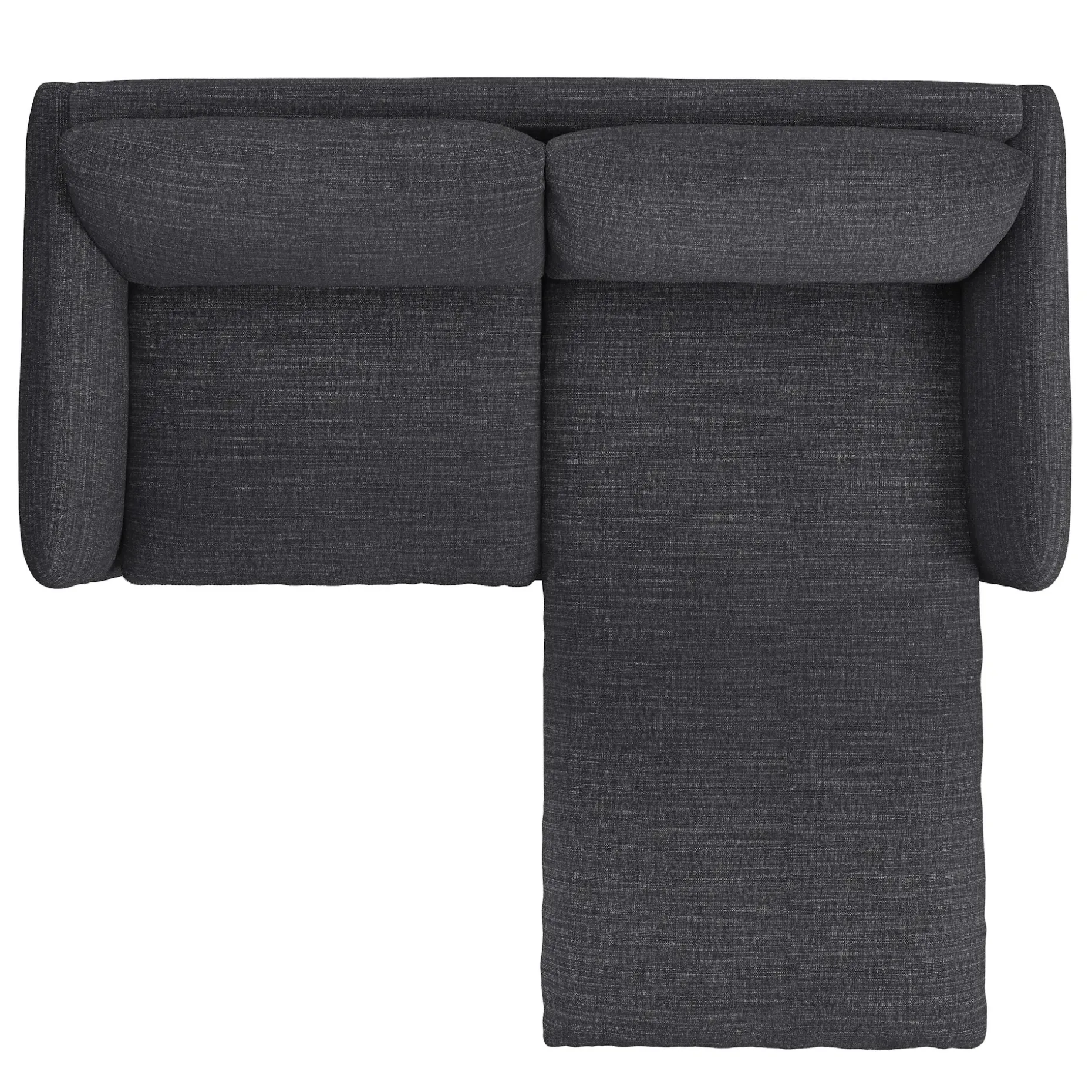 Leigh 86" Reversible Storage Sleeper Sectional - Napa Charcoal