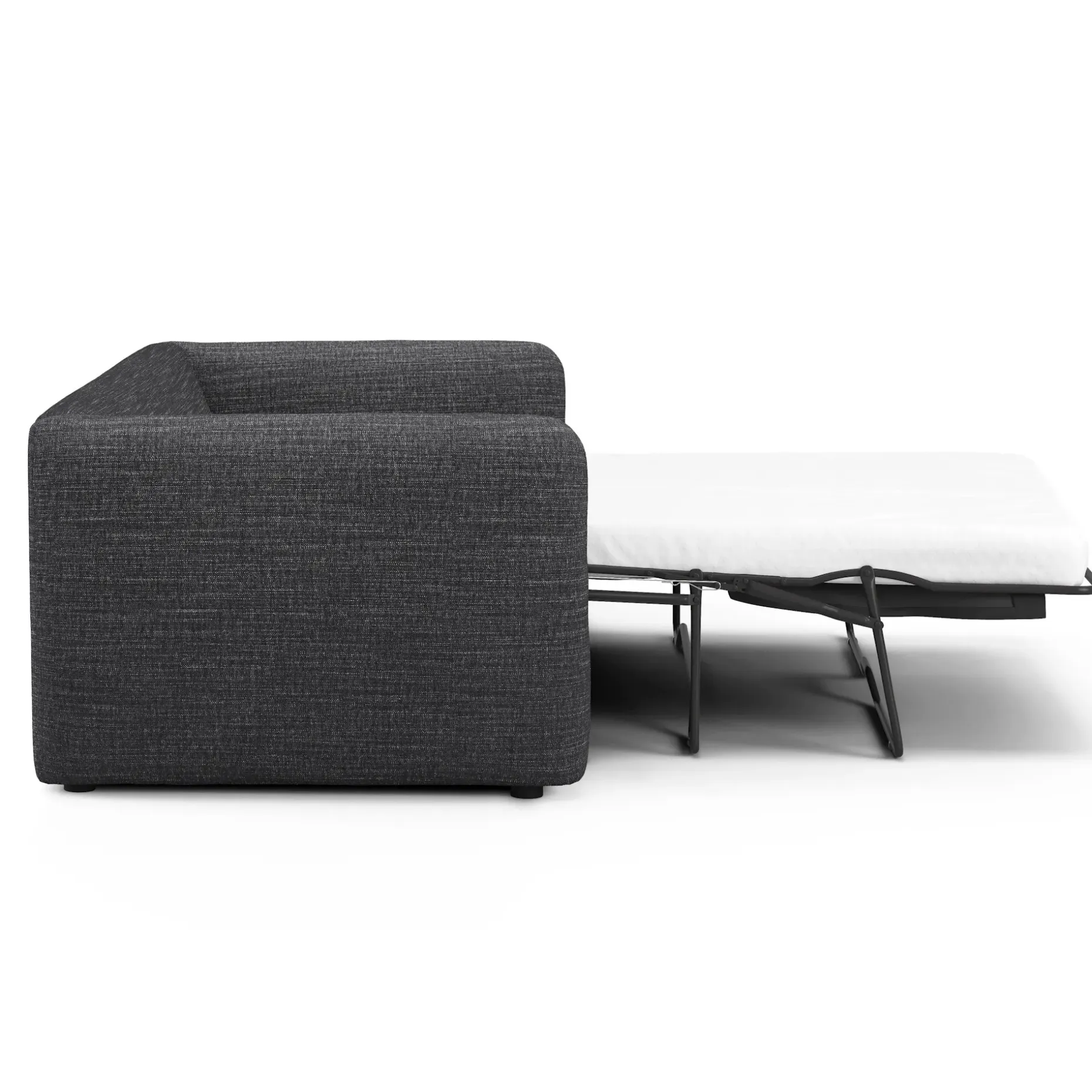 Leigh 86" Reversible Storage Sleeper Sectional - Napa Charcoal