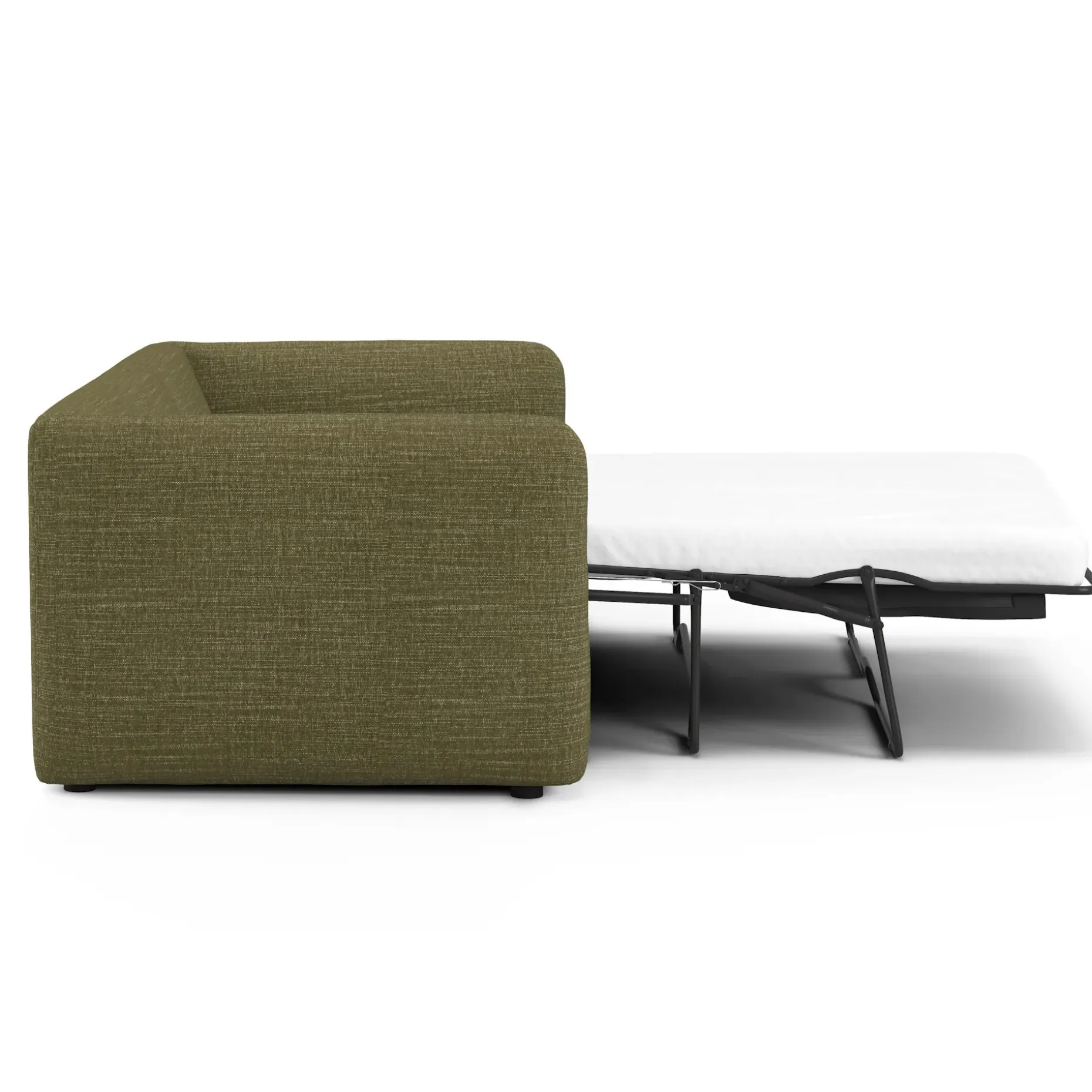 Leigh 86" Reversible Storage Sleeper Sectional - Napa Moss