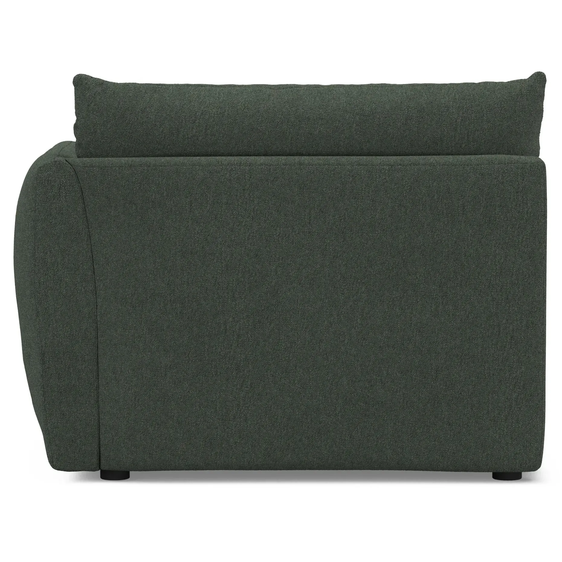 Leigh 46" Right Arm Module - Green Wool Bouclé