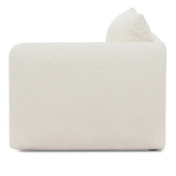 Leigh 46" Right Arm Module - Ivory Wool Bouclé