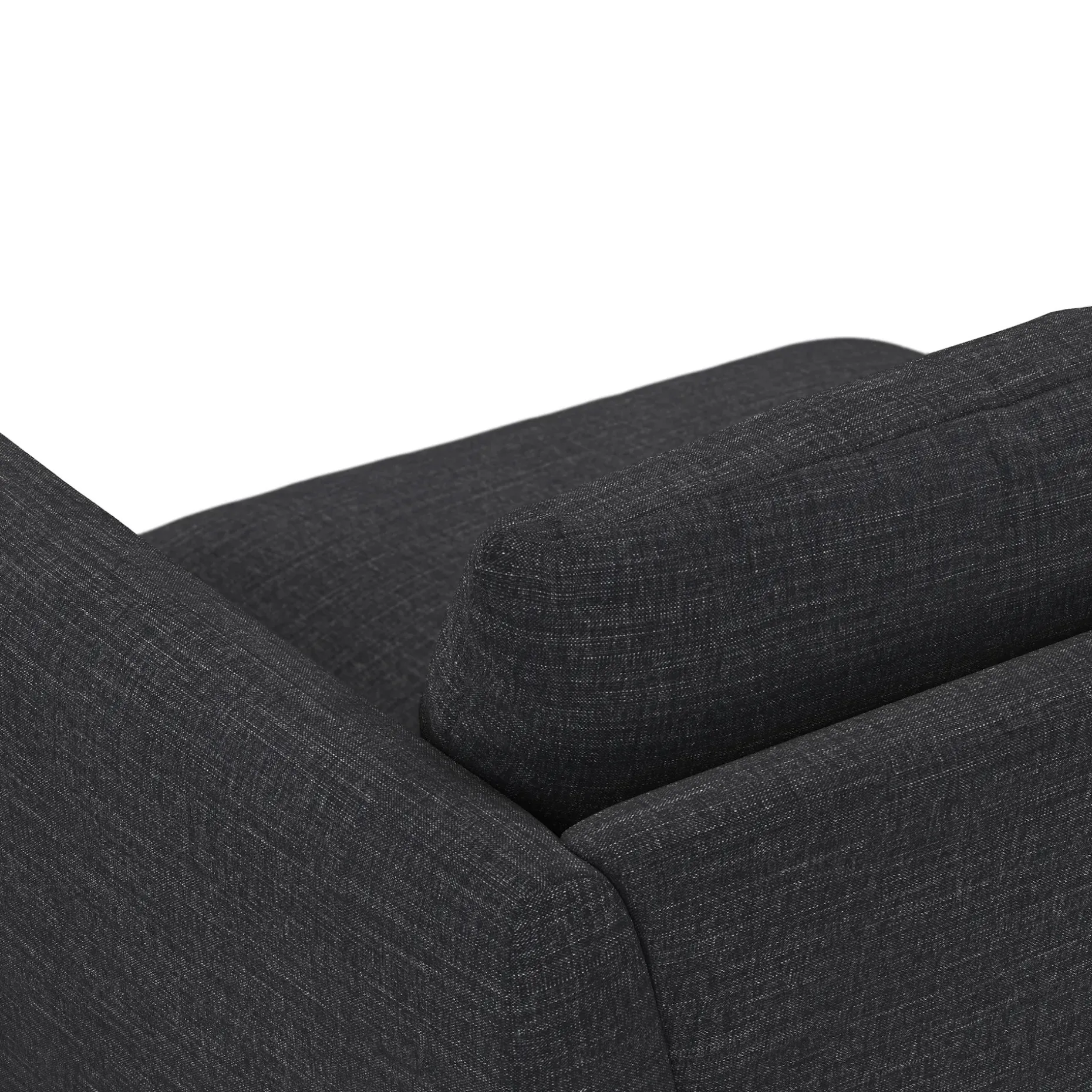 Leigh 46" Right Arm Module - Napa Charcoal