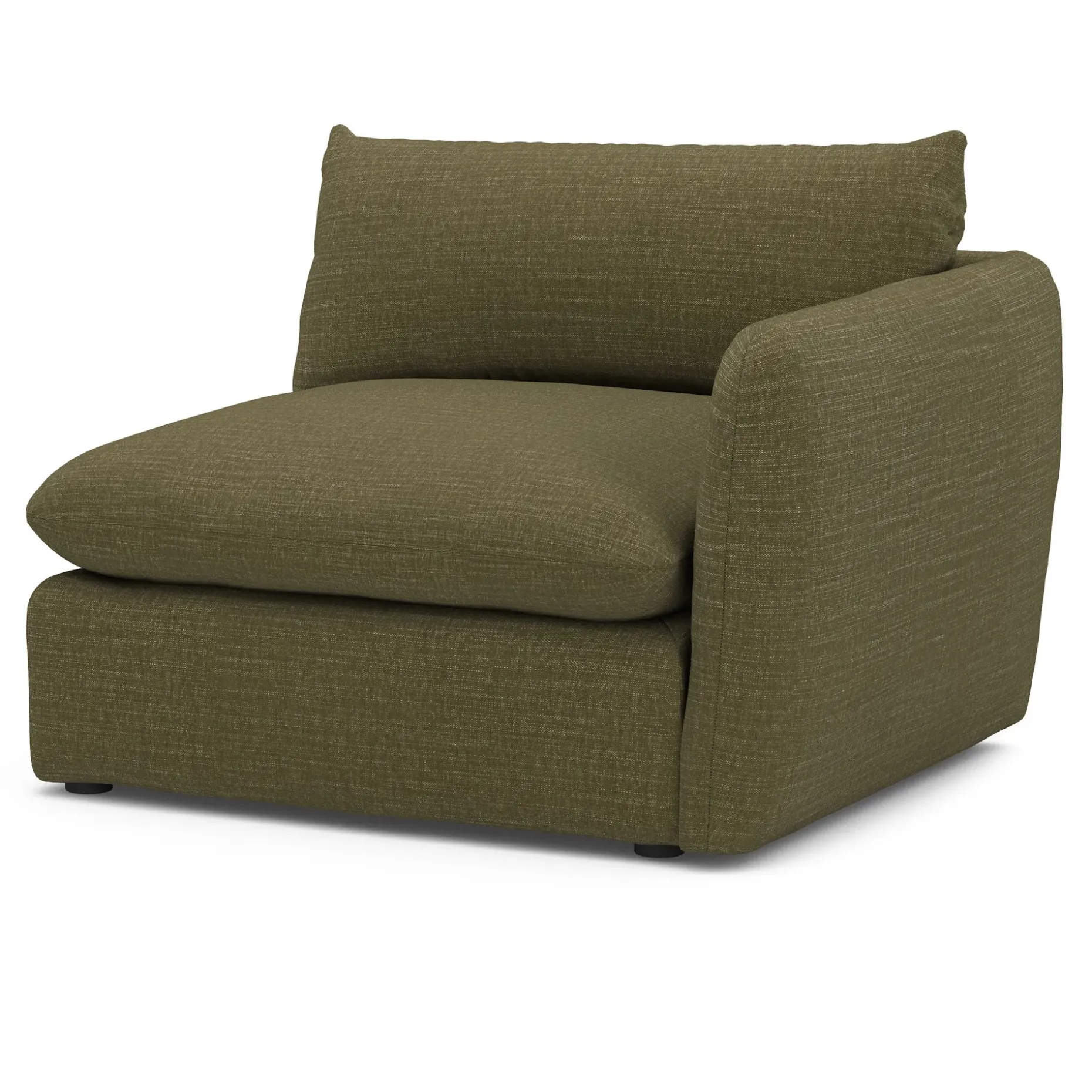 Leigh 46" Right Arm Module - Napa Moss