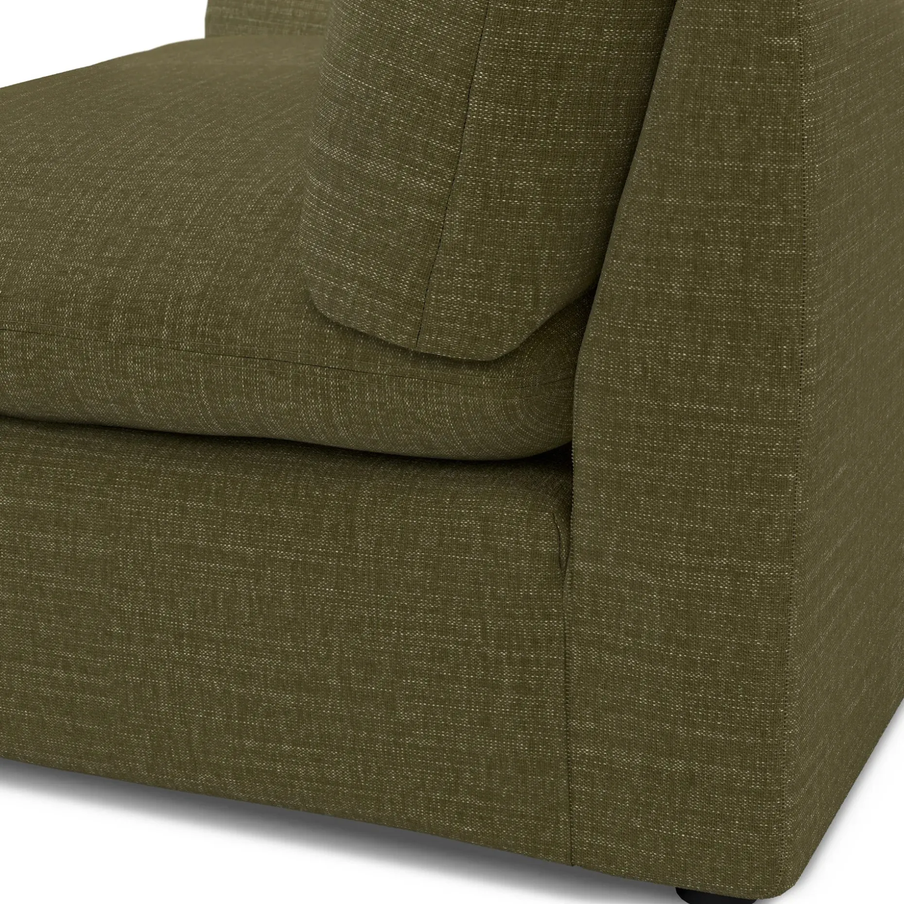 Leigh 46" Right Arm Module - Napa Moss