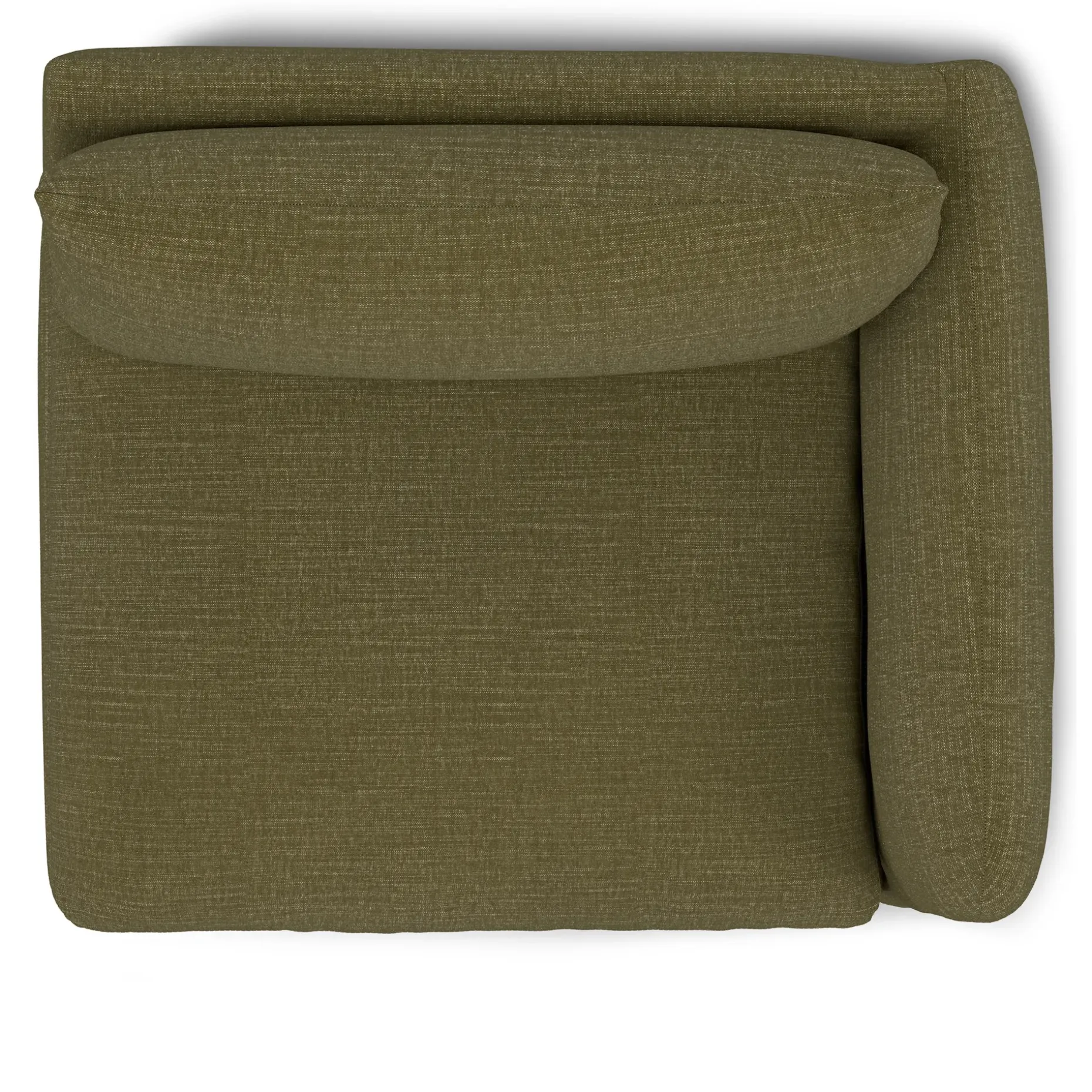 Leigh 46" Right Arm Module - Napa Moss