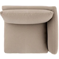 Leigh 46" Right Arm Module - Sandstone Wool Bouclé