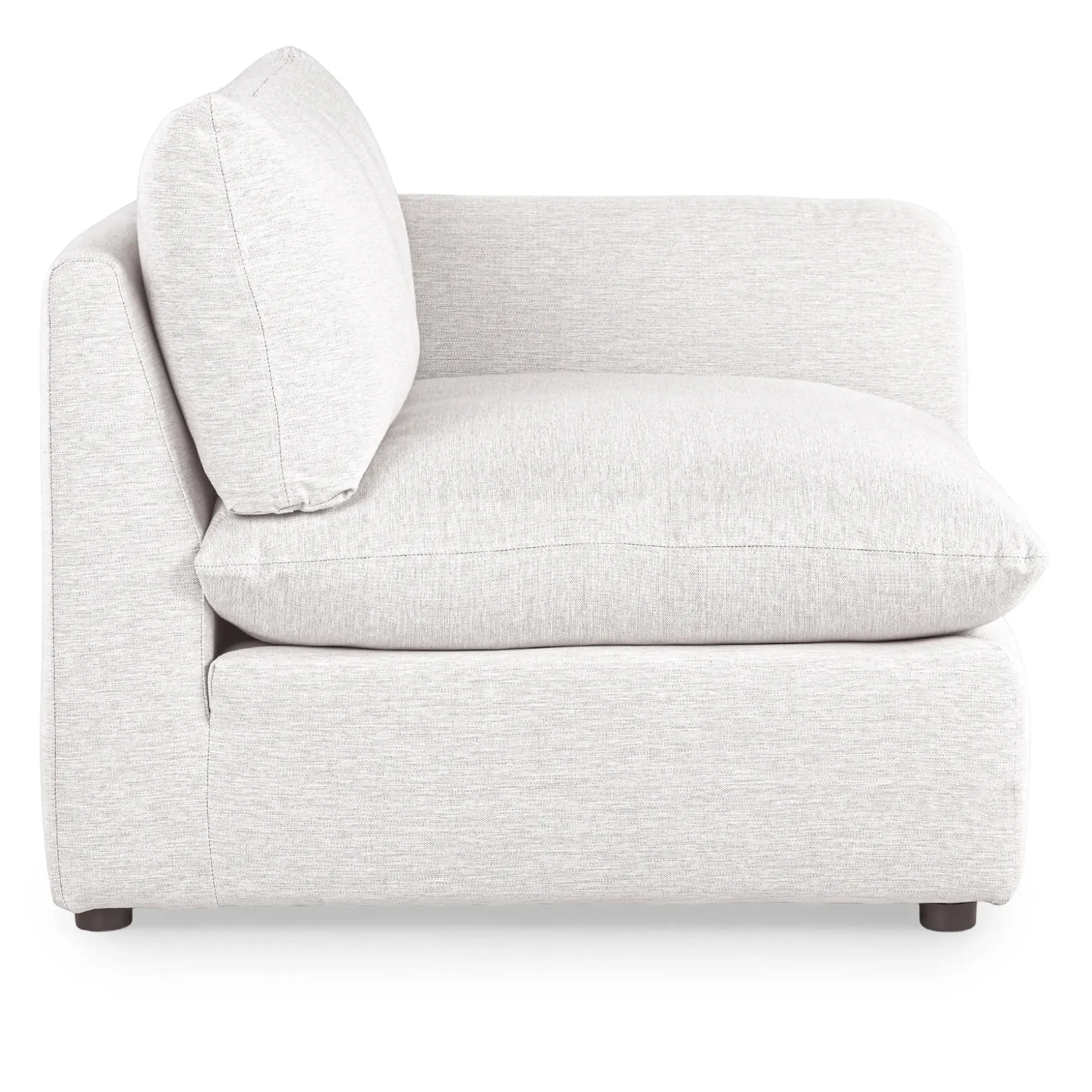 Leigh 46" Right Arm Module - Silver Ivory